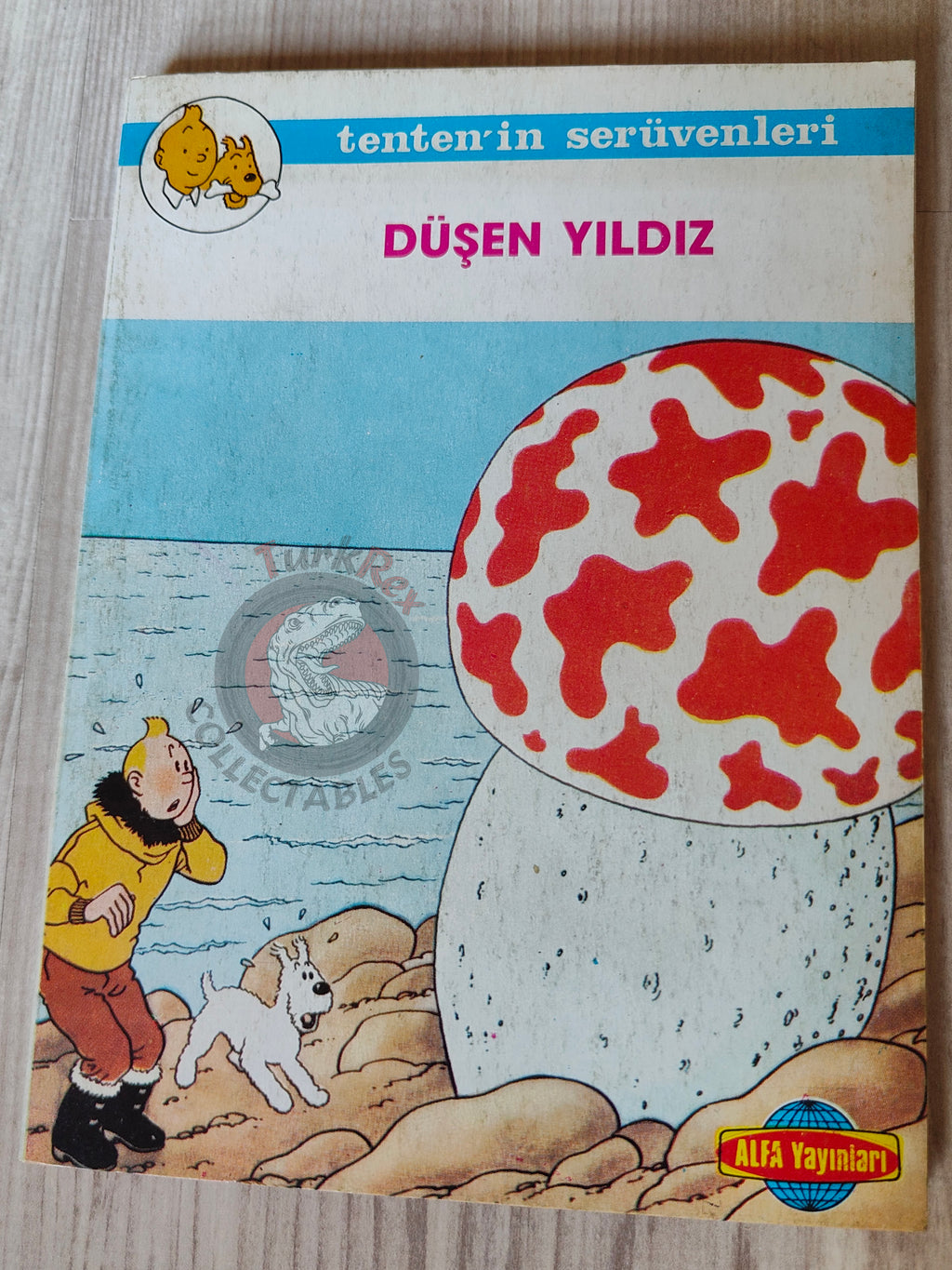 Tintin – The Shooting Star mid 1980s Turkish Edition Comic Turkey 2