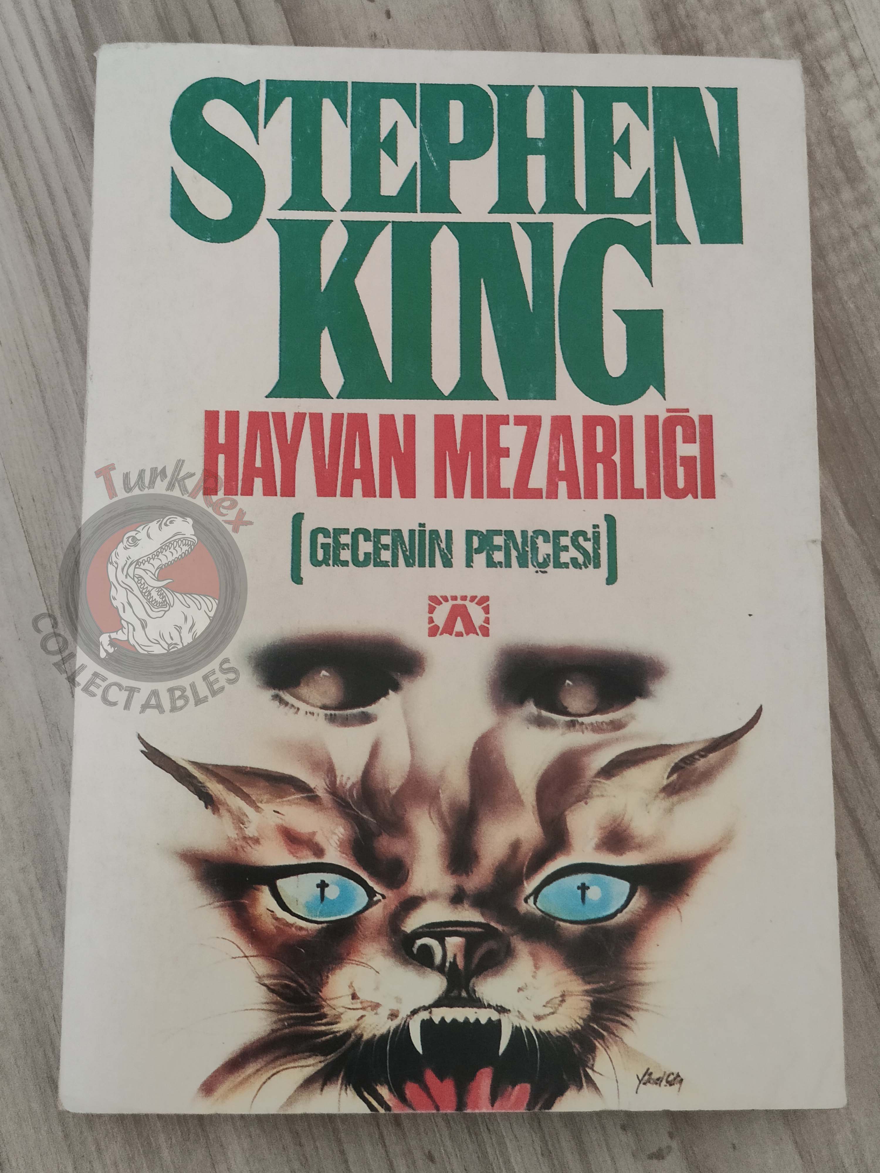Stephen King – Pet Sematary 1990 Turkish Book Turkey