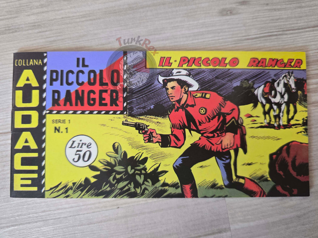 Il Piccolo Ranger Issue #1  Audace 1958 Printed In Turkey Italian Comic Kit Taylor Striscia Prima