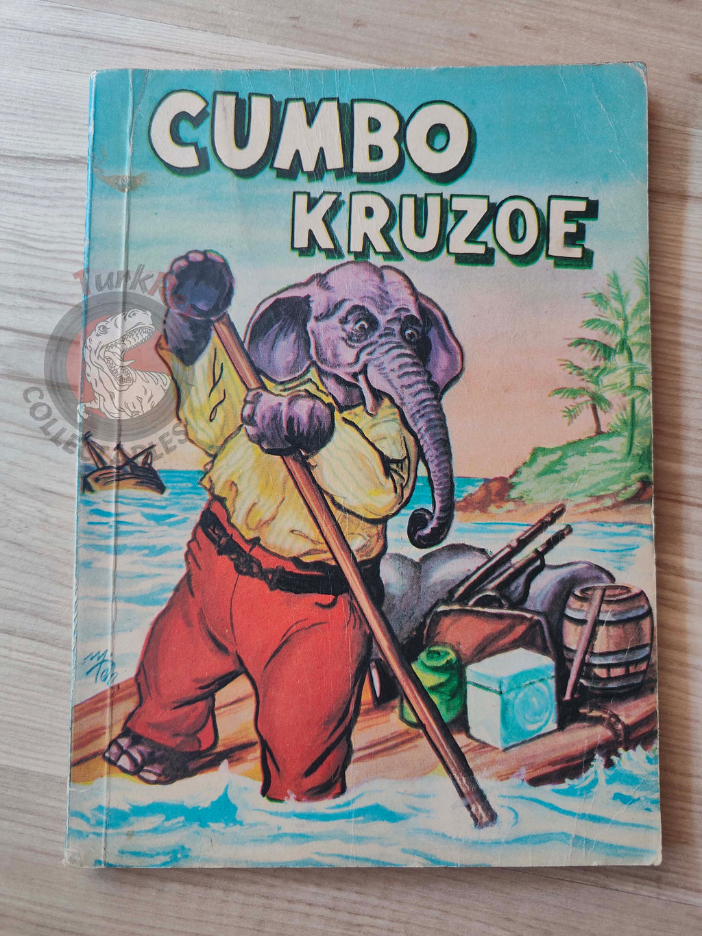 Clifton Bingham – Jumbo Crusoe 1970s Turkish Book Turkey Illustrated