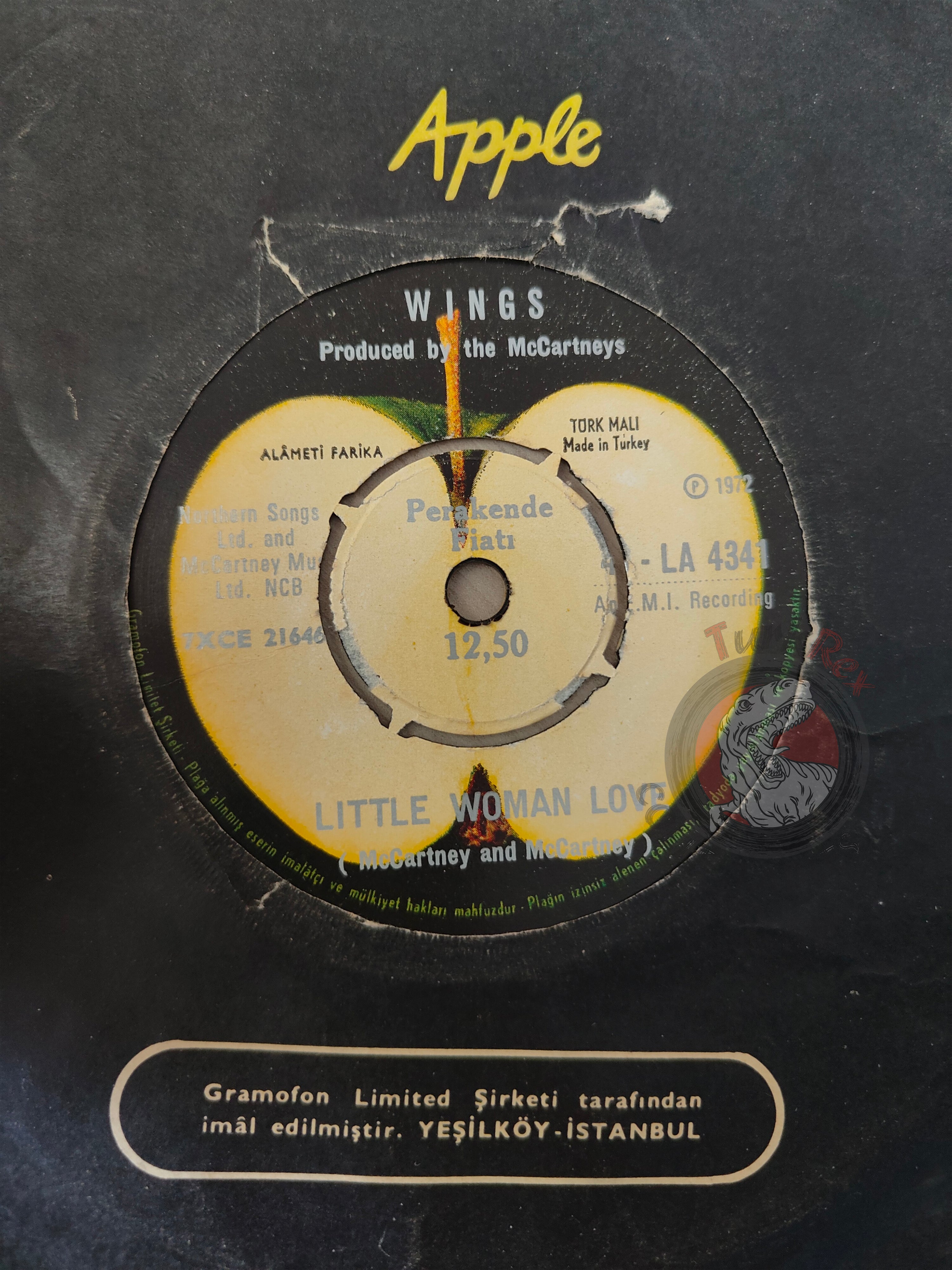 Wings – Mary Had A Little Lamb 7" Turkish Pressing Vinyl Turkey Edition