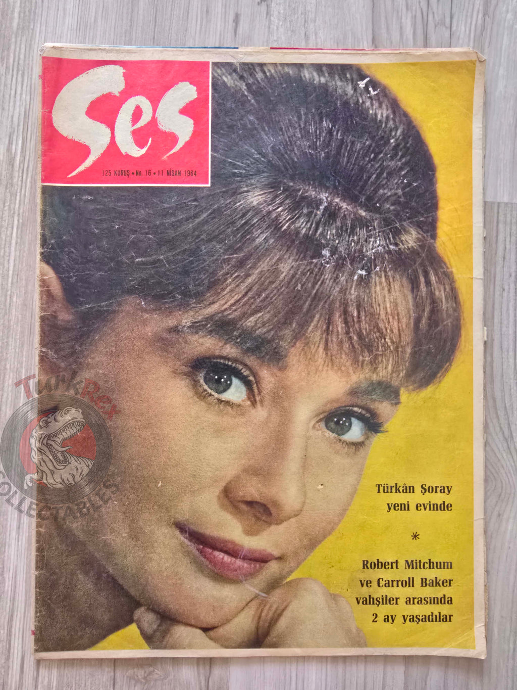 Ses 1964 Audrey Hepburn Turkish Mag Turkey Robert Mitchum Carroll Baker Letitia Roman