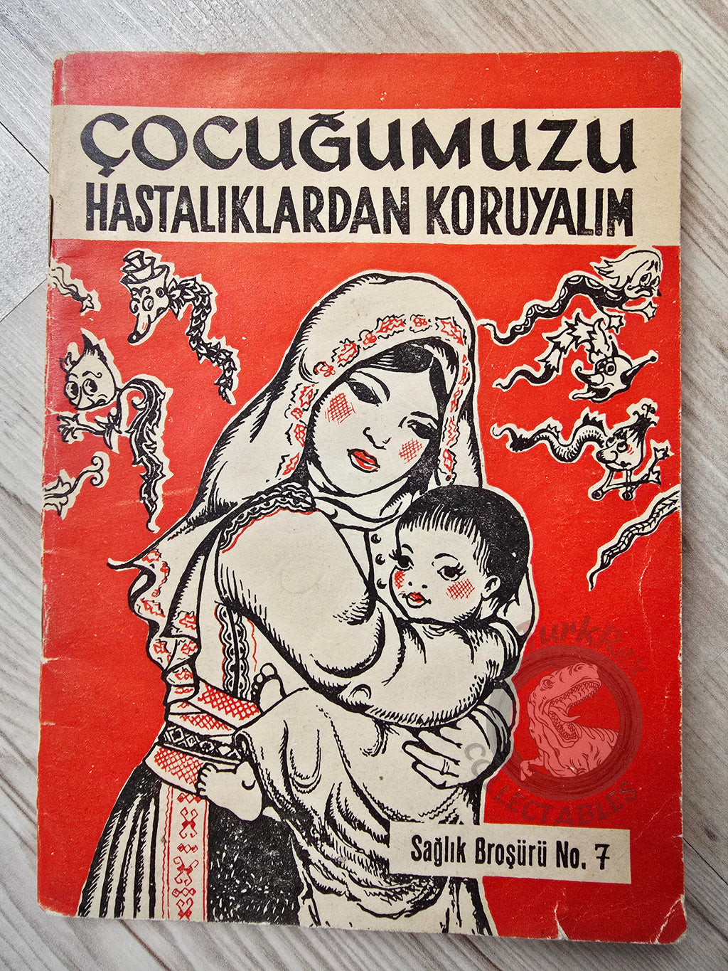 American Marshall Plan - Let's Protect Our Children from Diseases 1953 1st Turkish Book Turkey