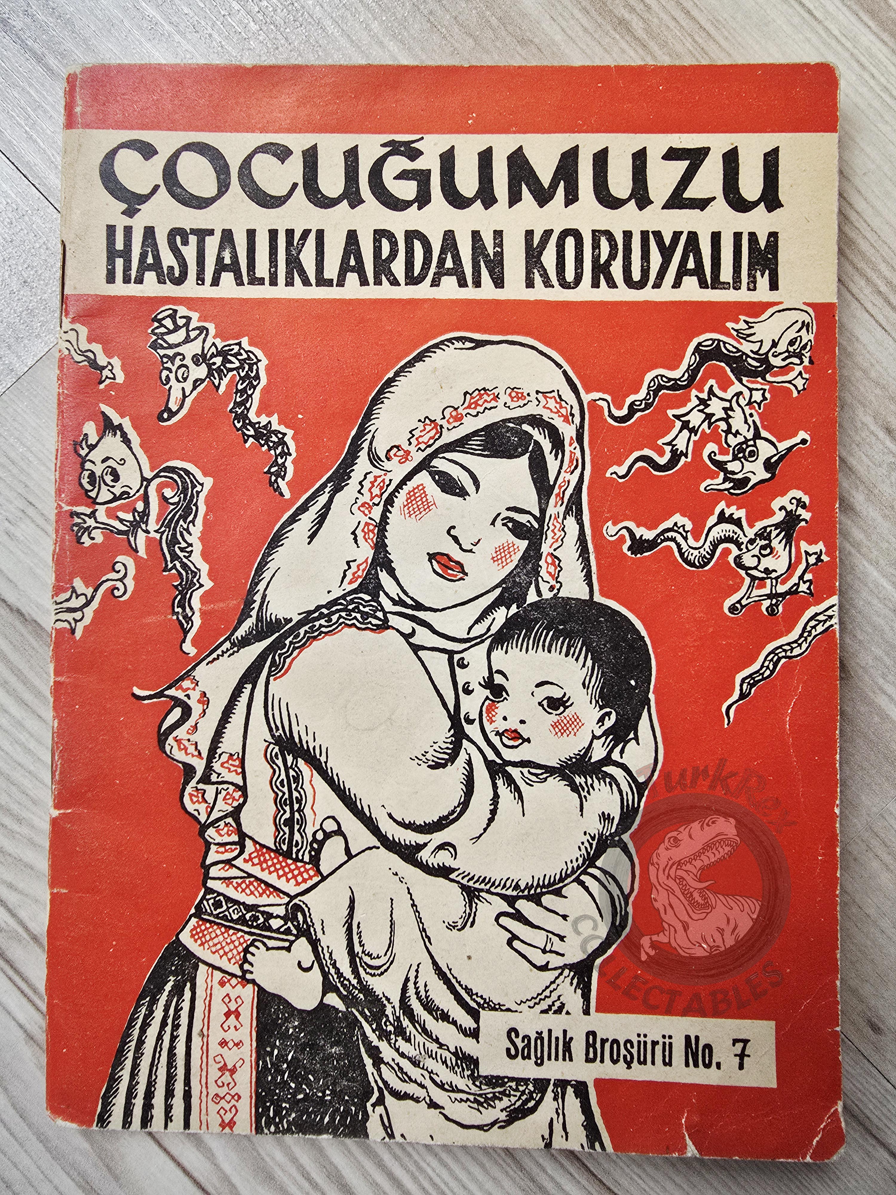 American Marshall Plan - Let's Protect Our Children from Diseases 1953 1st Turkish Book Turkey