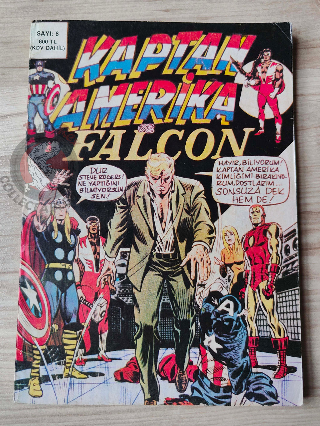 Captain America – Issue #6 1988 Turkish Comic Turkey #175 #176 #177 #178