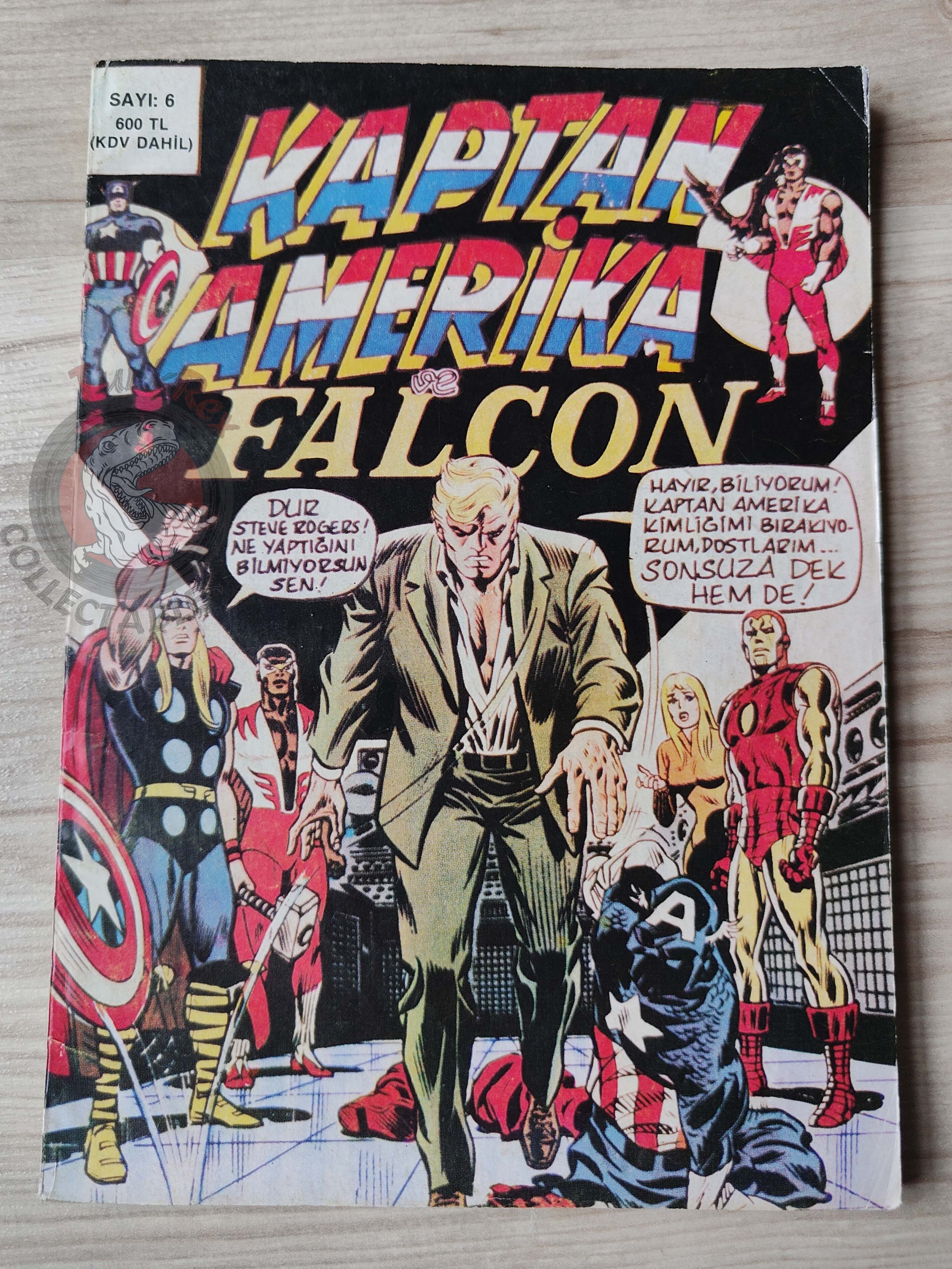 Captain America – Issue #6 1988 Turkish Comic Turkey #175 #176 #177 #178