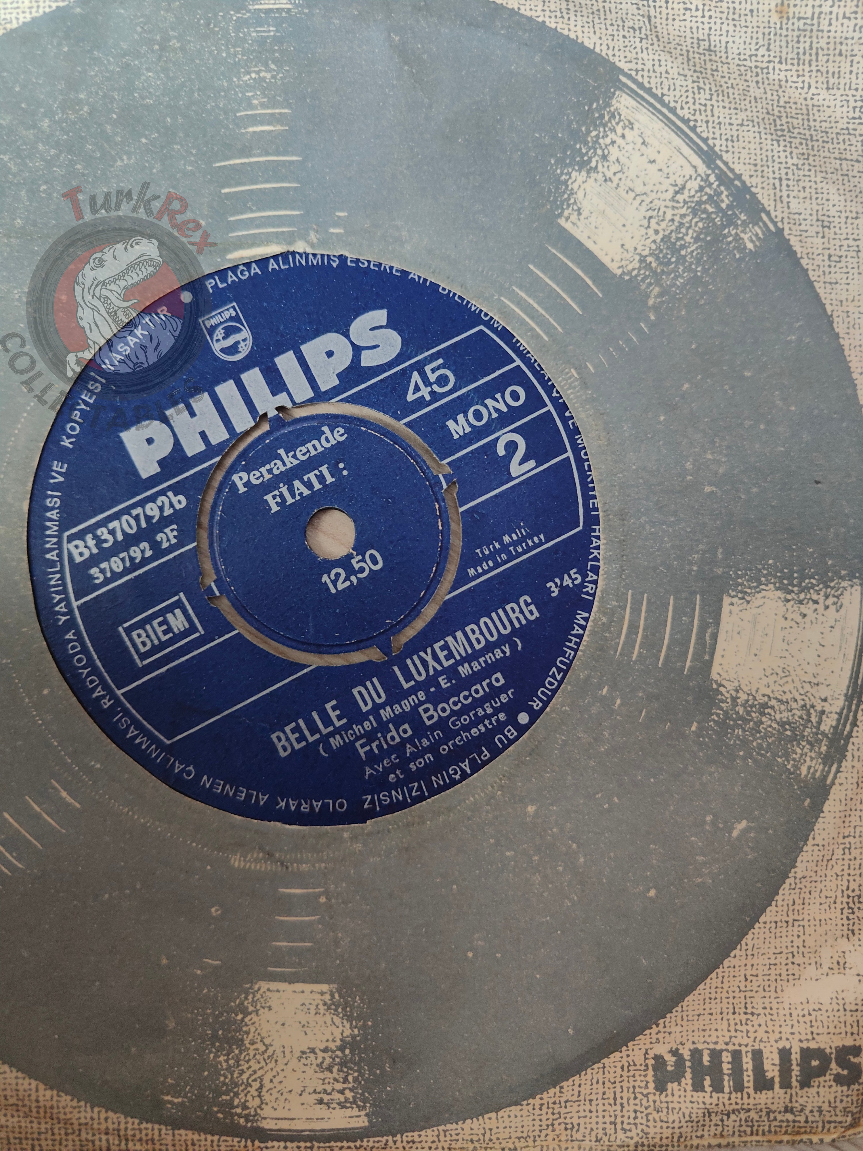 Frida Boccara – Un Jour, Un Enfant / Belle Du Luxembourg 7" Turkish Pressing Vinyl Turkey Edition