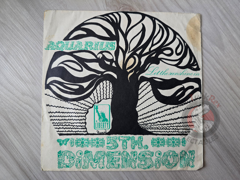 The Fifth Dimension – Aquarius 7" Turkish Pressing Cover Only Turkey Edition