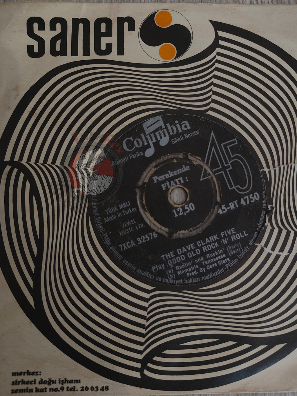 The Dave Clark Five – Play Good Old Rock 'N' Roll 7" Turkish Pressing Vinyl Turkey Edition