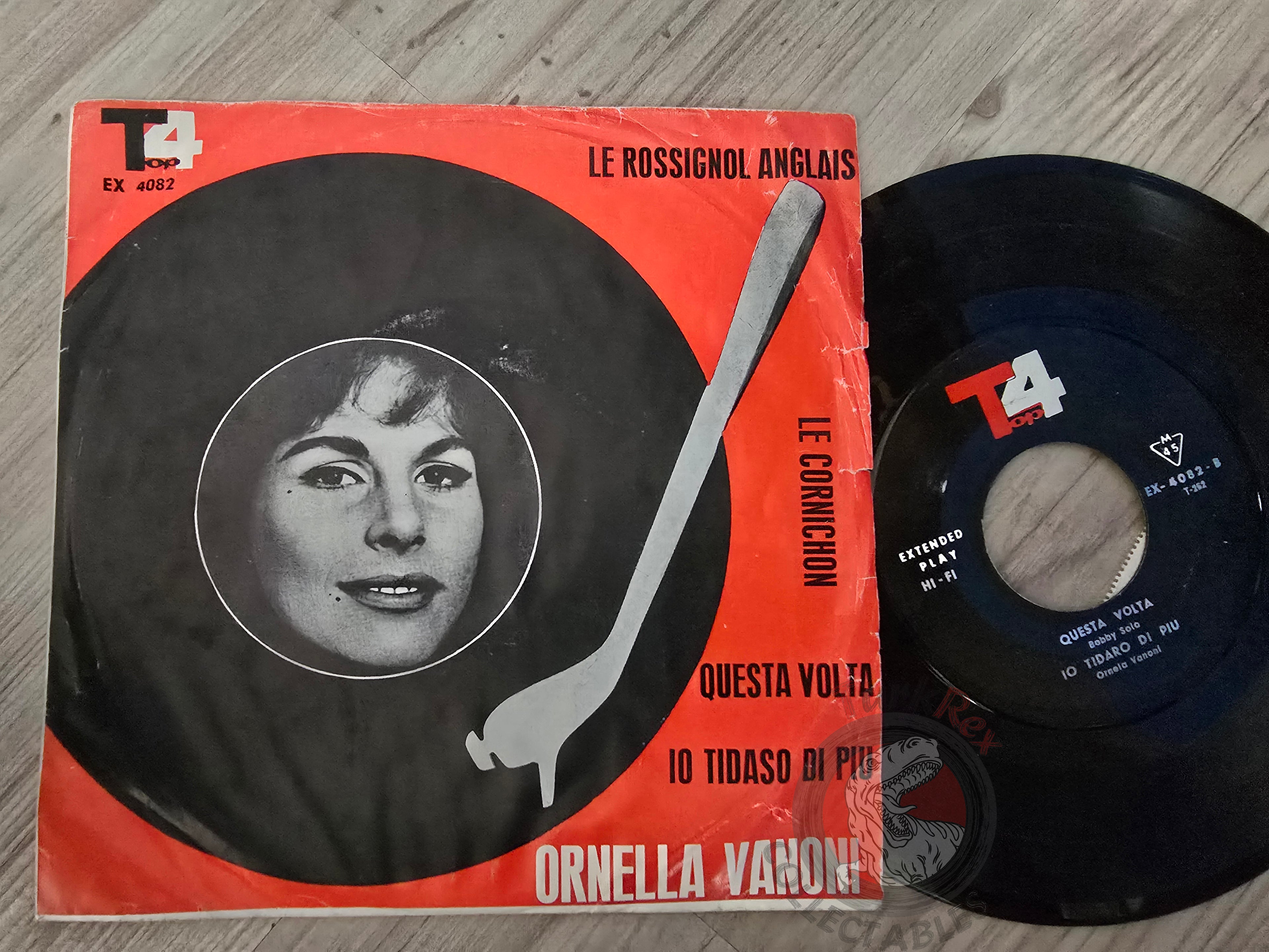 Nino Ferrer / Hugues Aufray / Bobby Solo / Ornella Vanoni 7" Iran Pressing Vinyl Iranian Edition