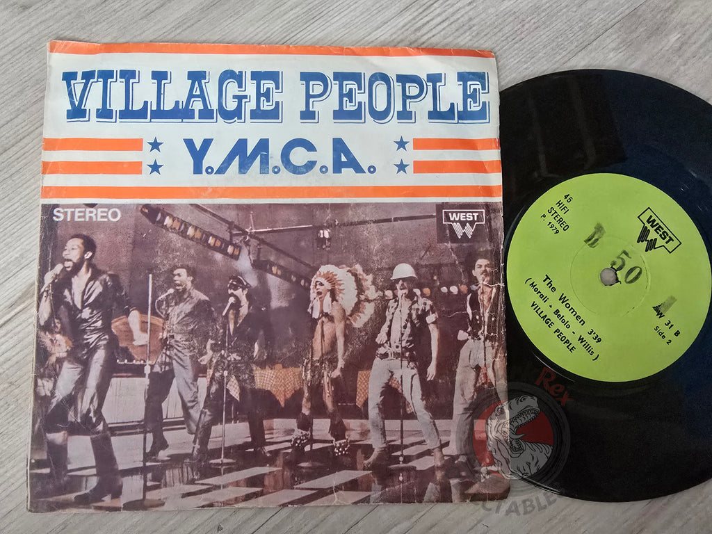 Village People – Y.M.C.A. 7" Turkish Pressing Vinyl Turkey Edition