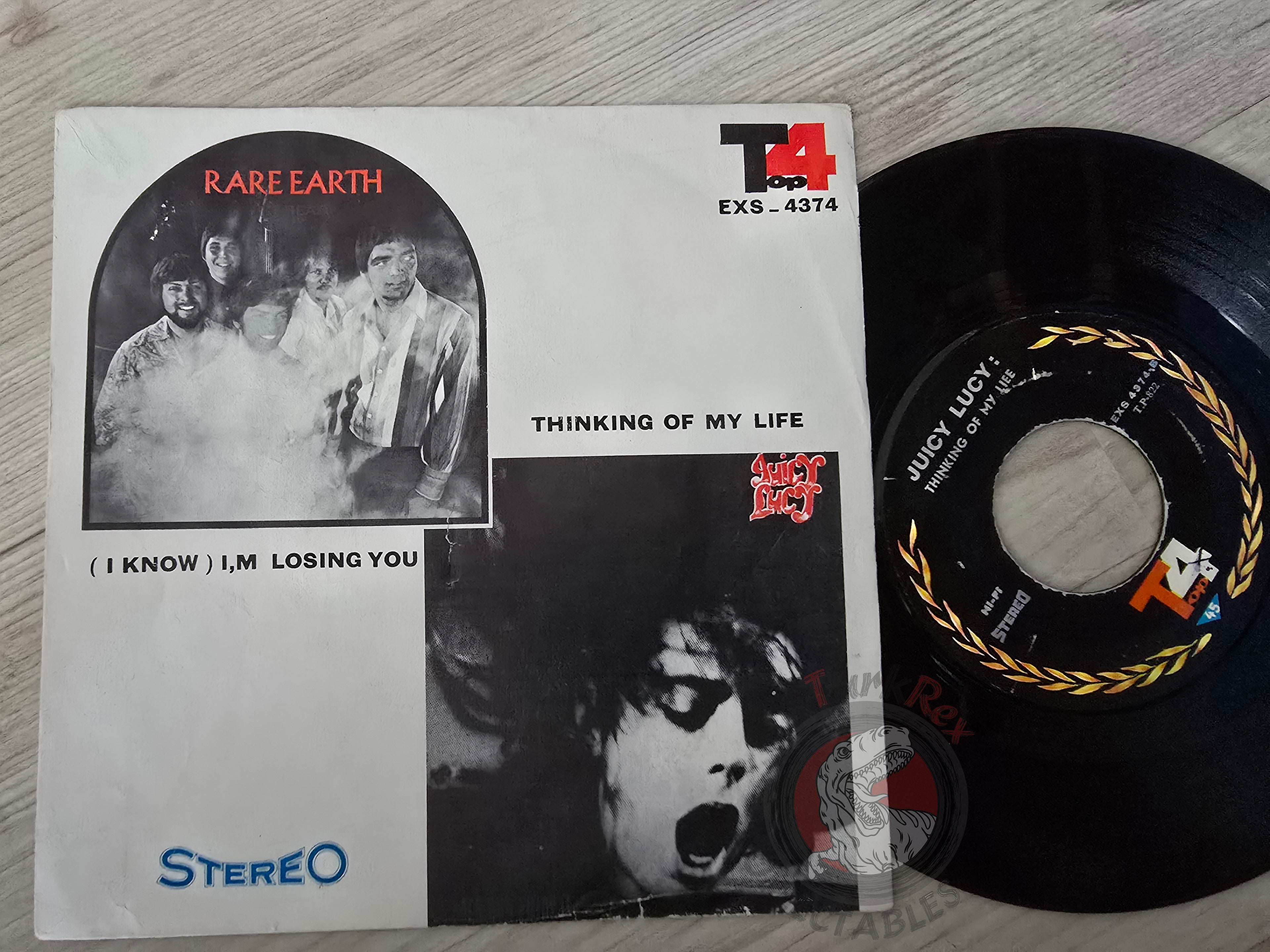 Juicy Lucy / Rare Earth  – Im Losing You 7" Iran Pressing Vinyl Iranian Edition