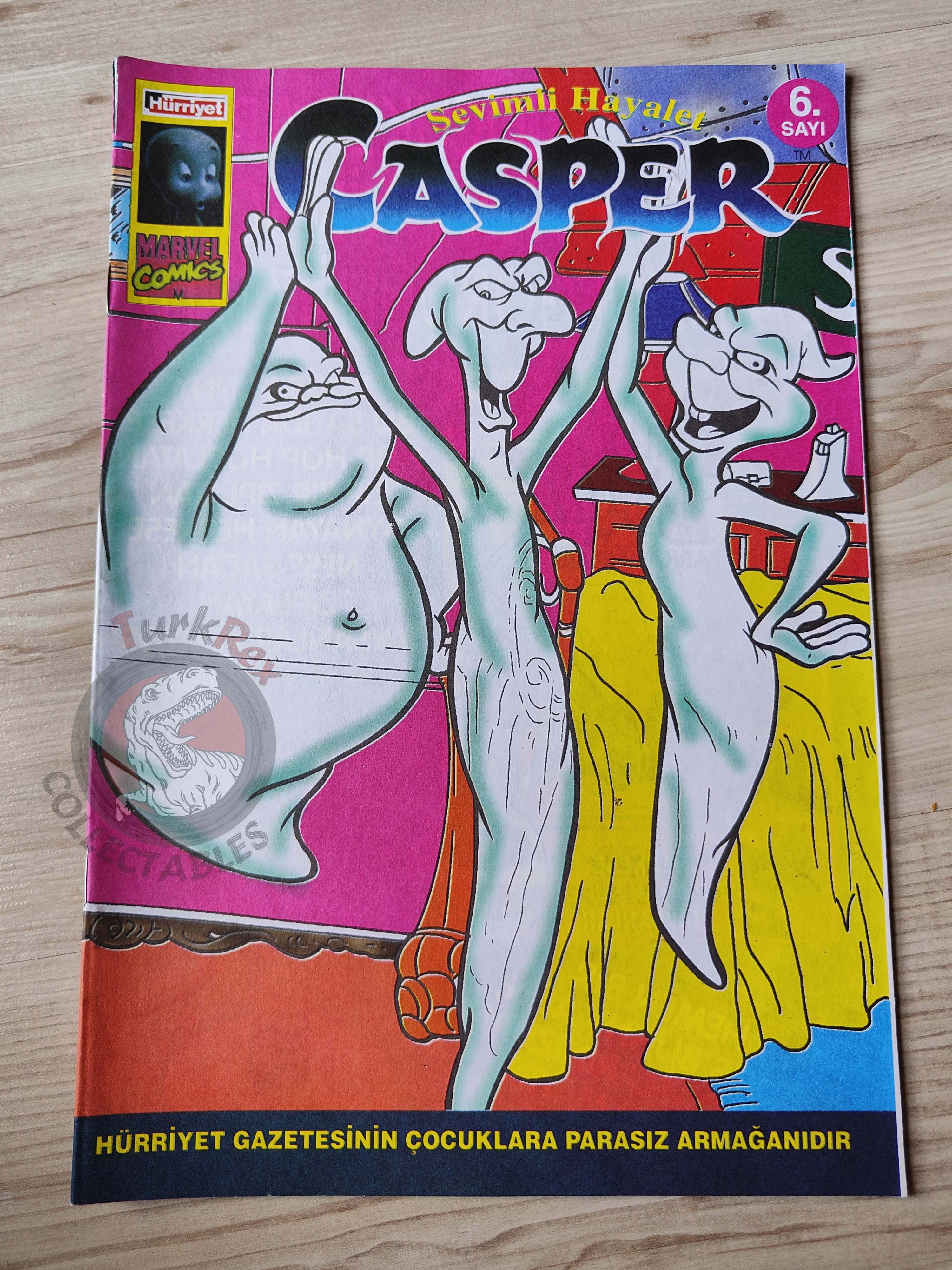 Casper the Friendly Ghost – Issue #6 1996 Turkish Comic Turkey
