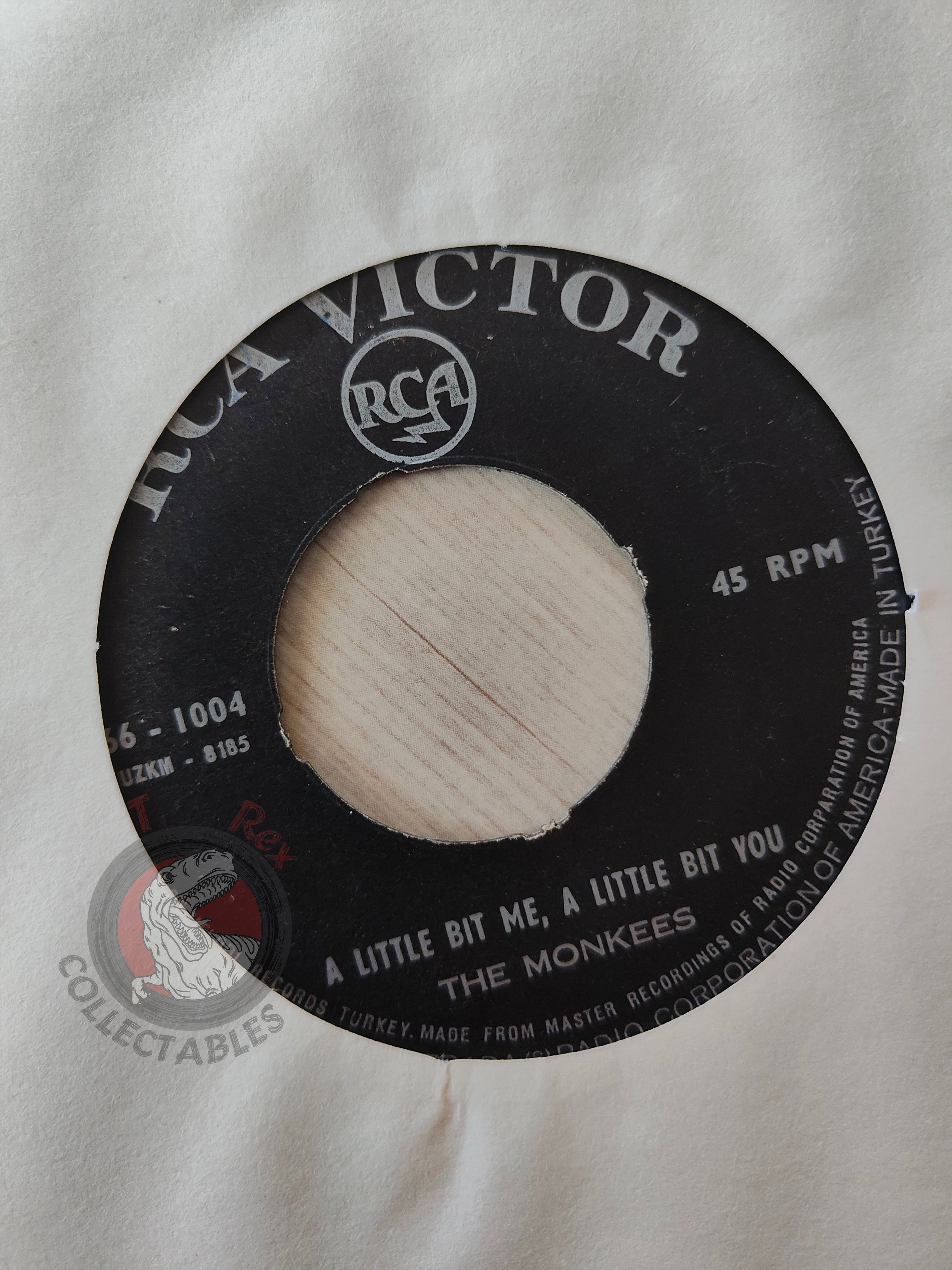The Monkees – A Little Bit Me, A Little Bit You 7" Turkish Pressing Vinyl Turkey Edition 2