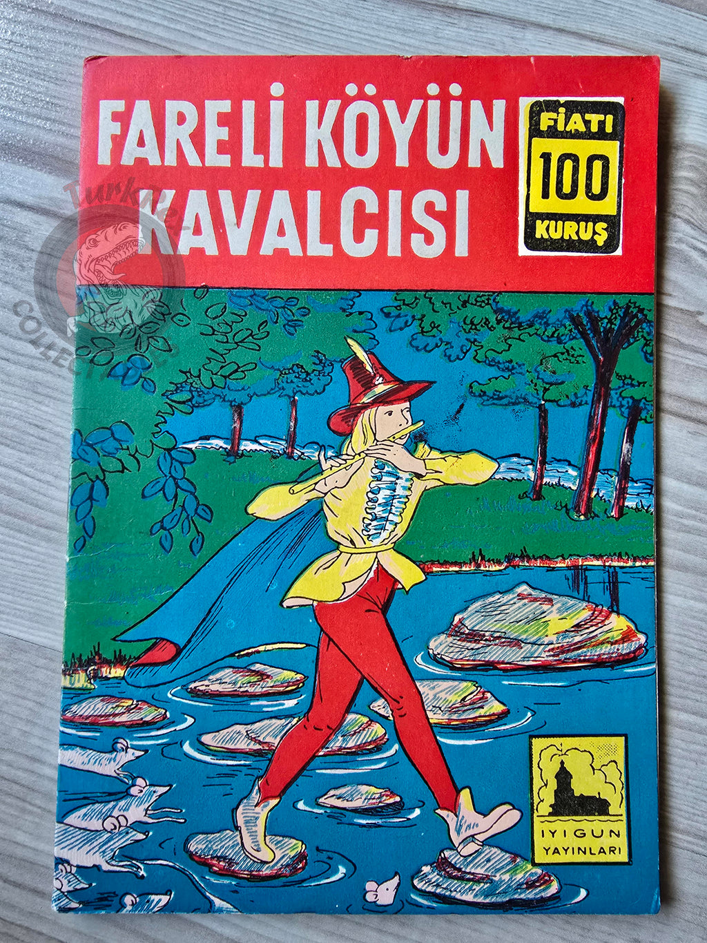 Grimm Brothers – Pied Piper of Hamelin 1973 Turkish Book Turkey Illustrated