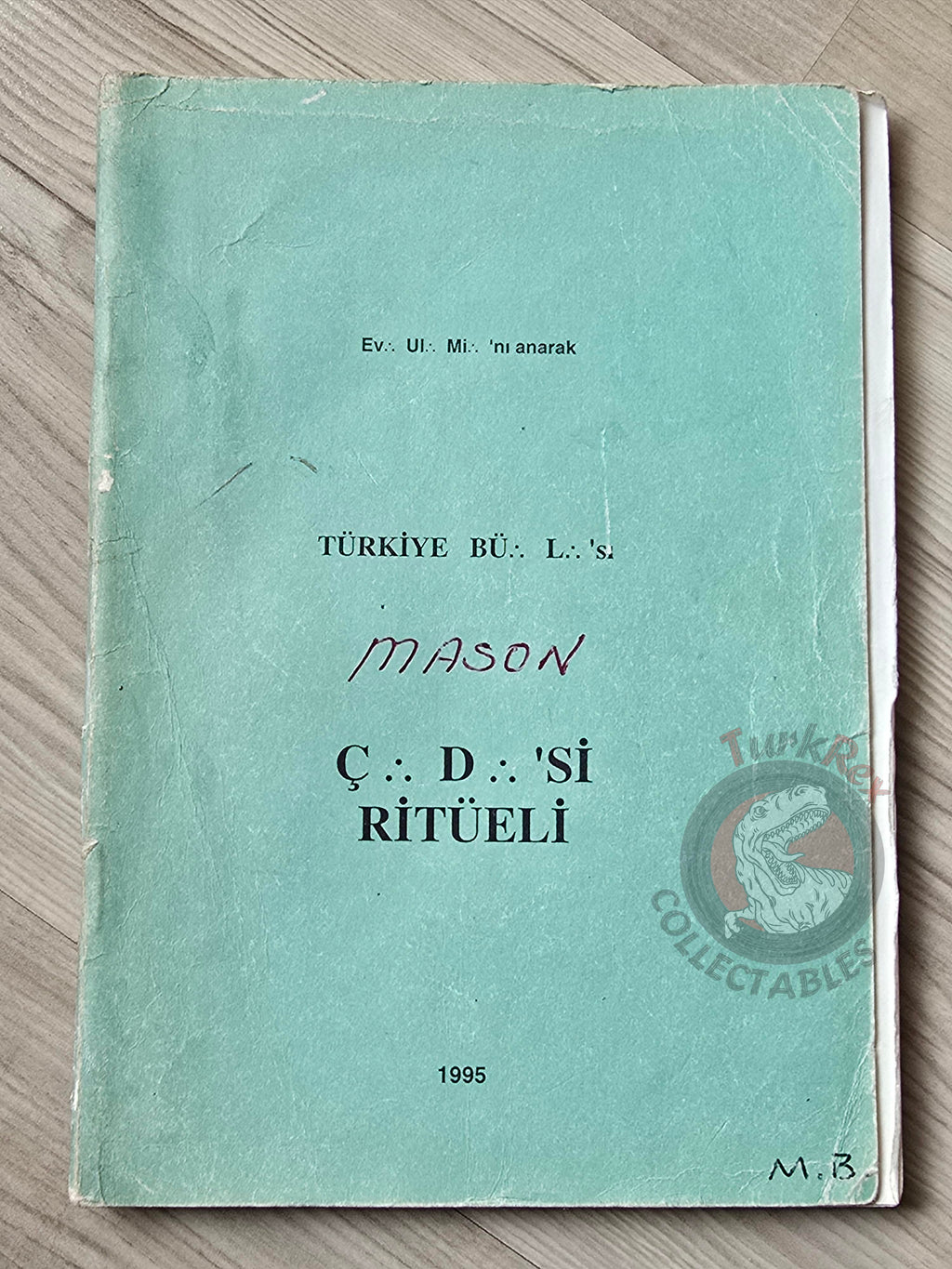 Turkish Freemasonry 1st Degree Ritual Apprentice 1995 Booklet Masonic Masons of Turkey