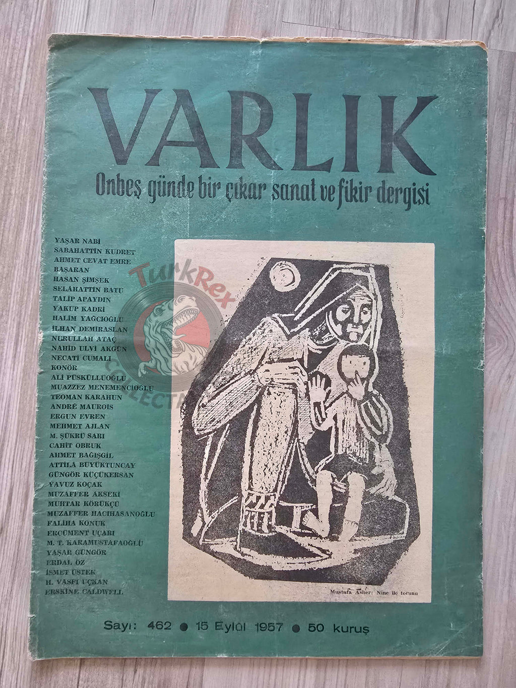 Varlık 1957 Alfred Noyes Turkish Literary Mag Turkey Karol Forster Marc Chagall
