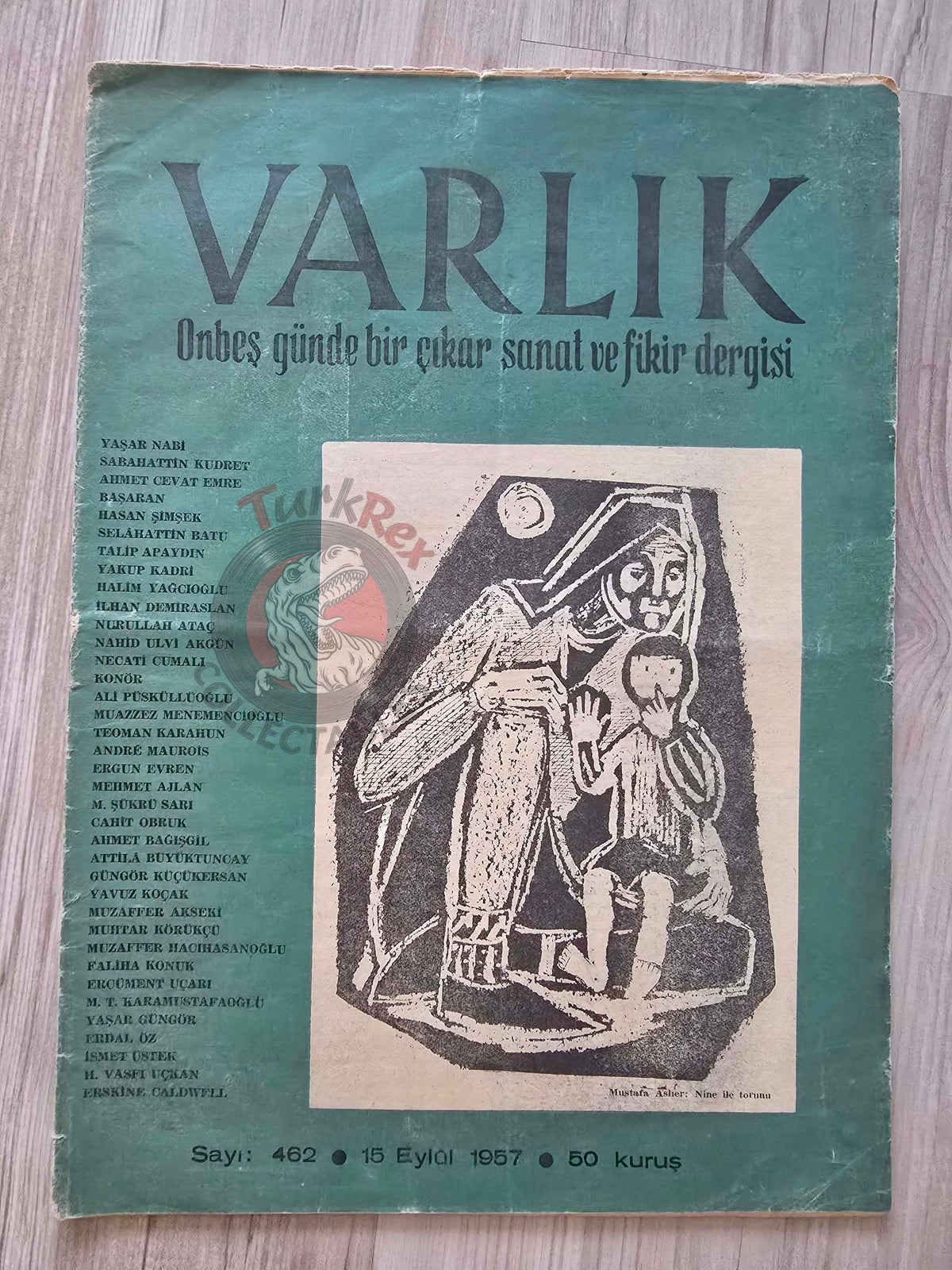 Varlık 1957 Alfred Noyes Turkish Literary Mag Turkey Karol Forster Marc Chagall