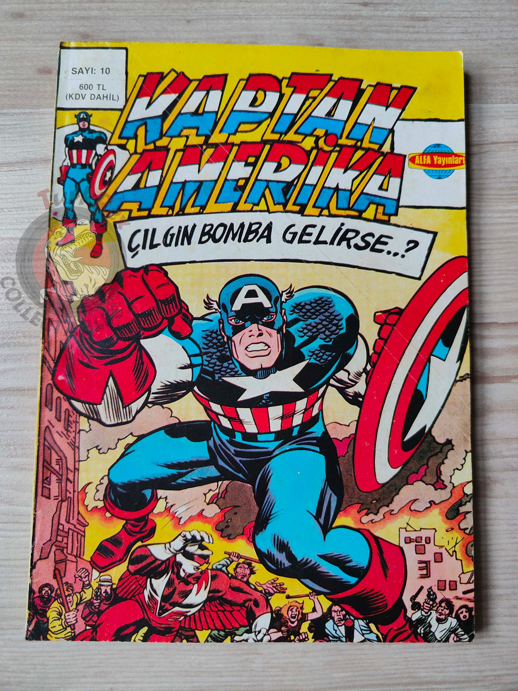 Captain America – Issue #10 1988 Turkish Comic Turkey #191 #192 #193 #194