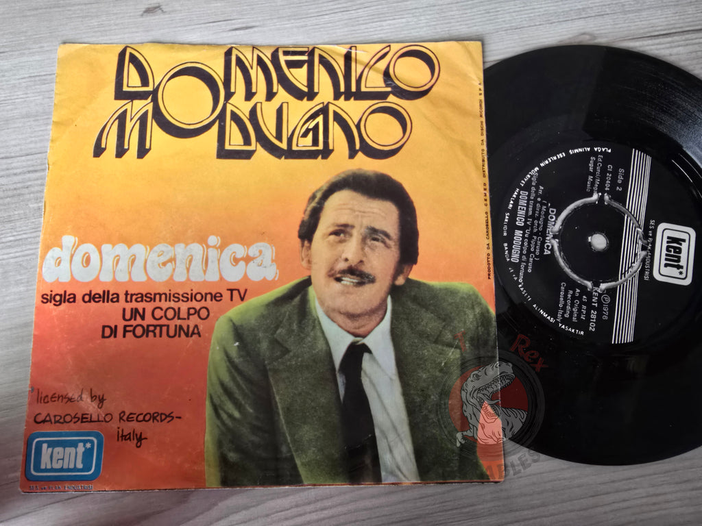 Domenico Modugno – Il Maestro Di Violino 7" Turkish Pressing Vinyl Turkey Edition