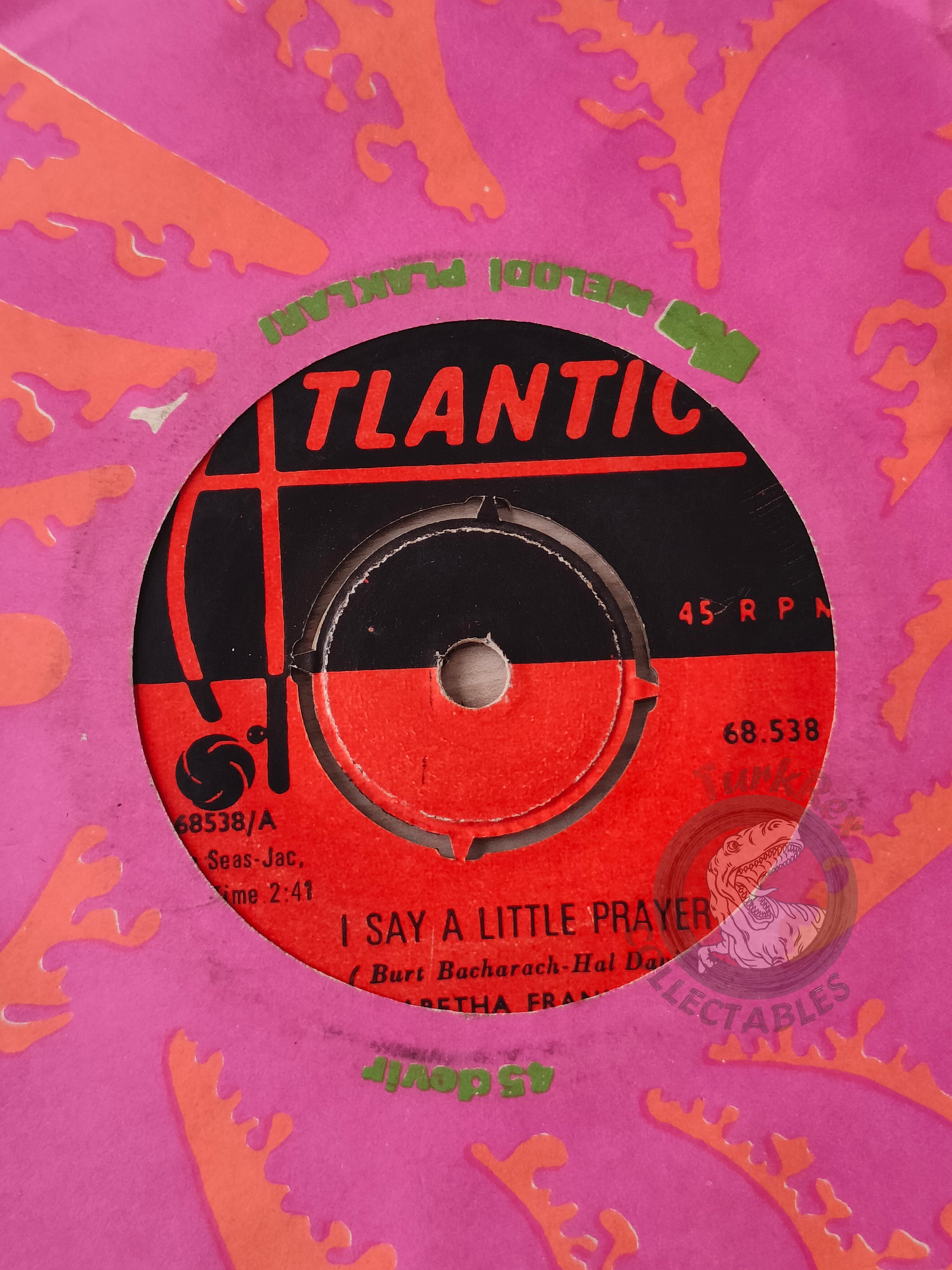 Aretha Franklin – The House That Jack Built 7" Turkish Pressing Vinyl Turkey Edition