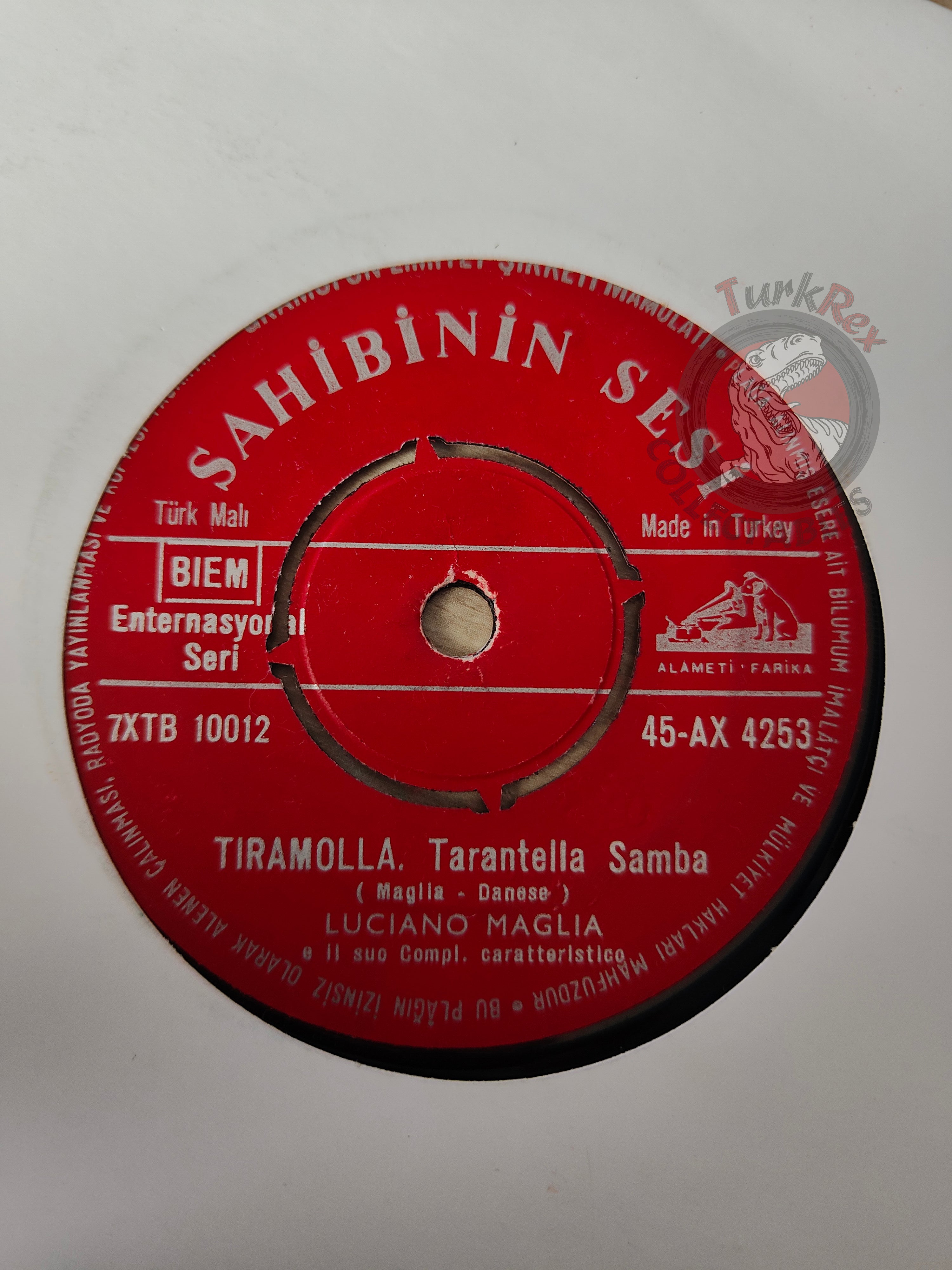 Luciano Maglia e il suo Complesso – Tiramolla 7" Turkish Pressing Vinyl Turkey Edition