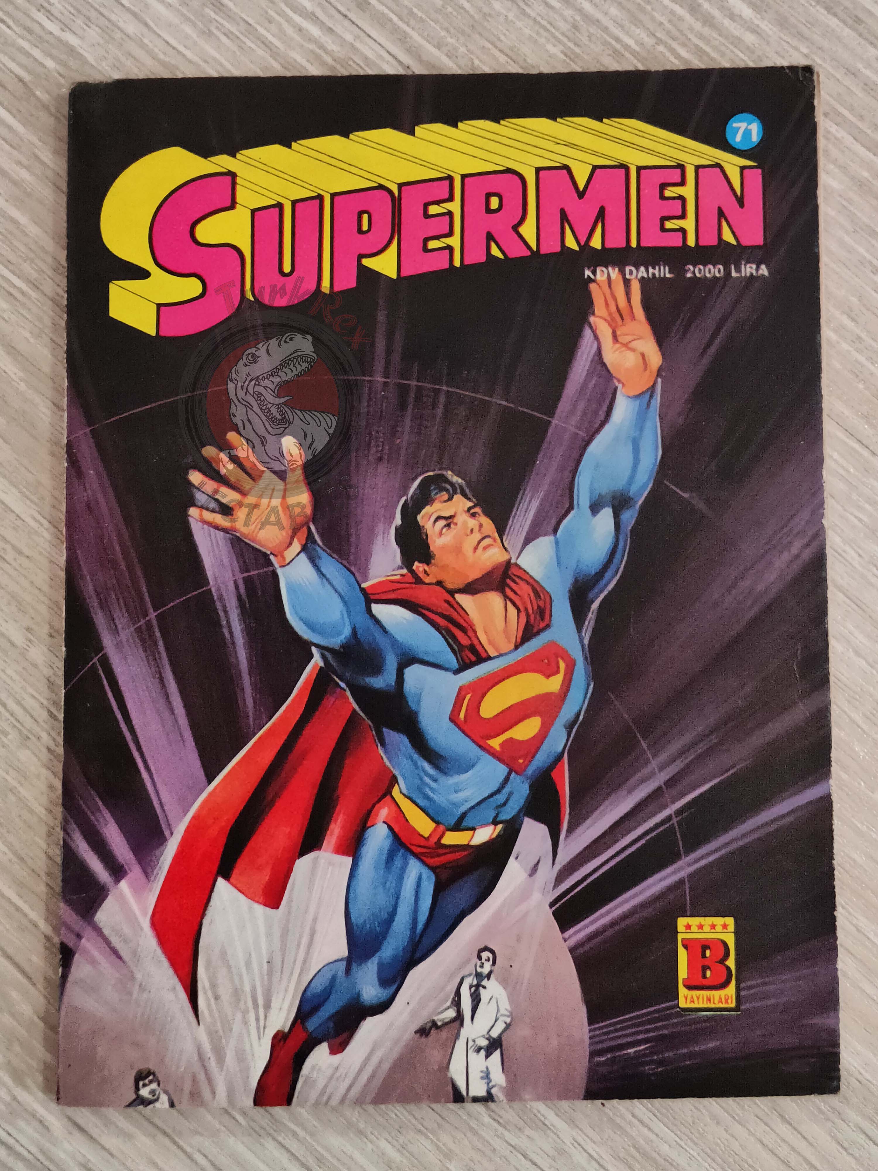 Superman #71 1990 Turkish Comic Turkey vs Muhammad Ali #56 Action Comics #572