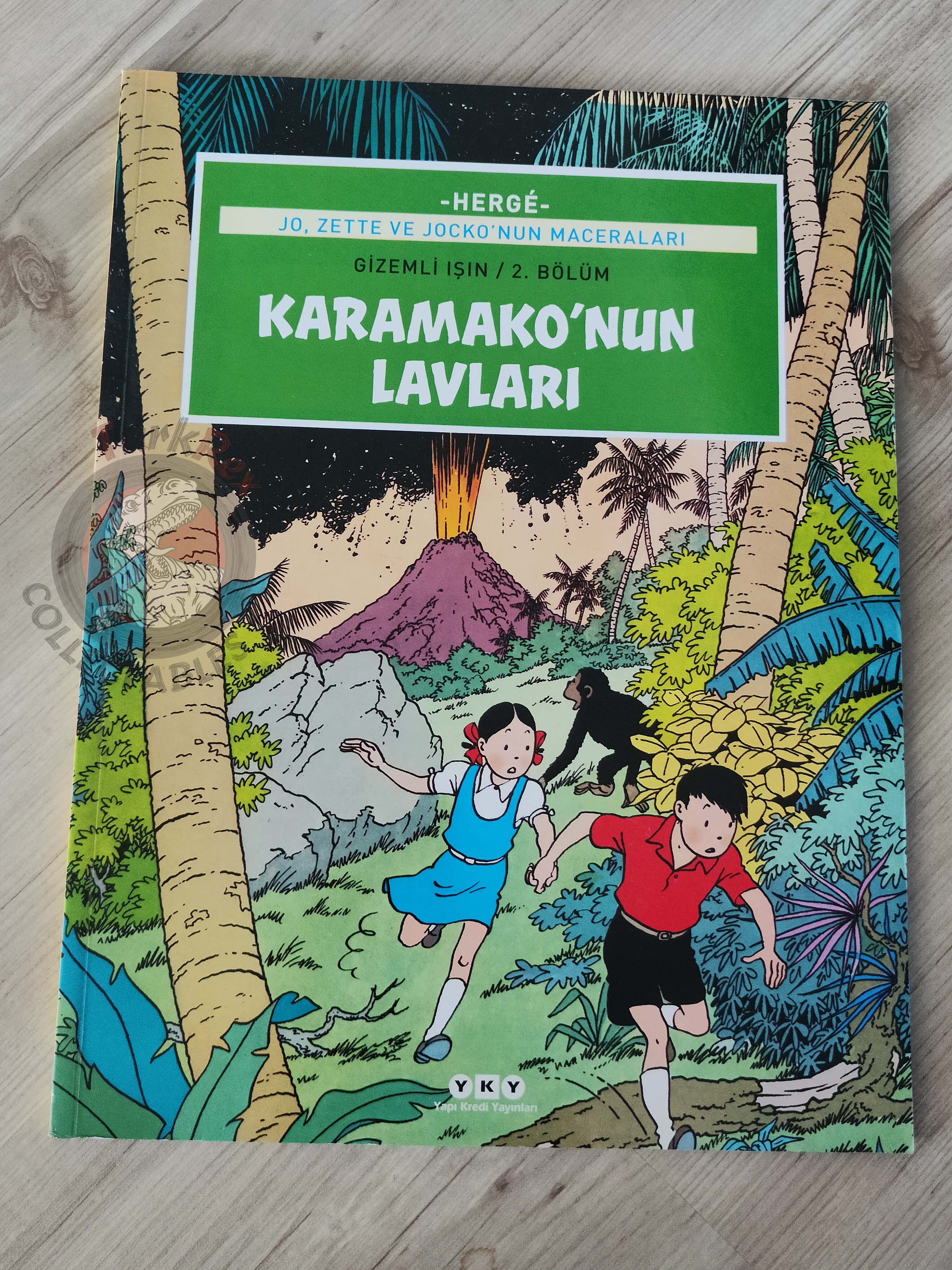 Jo, Zette and Jocko – The Secret Ray Turkish Comic Turkey Herge