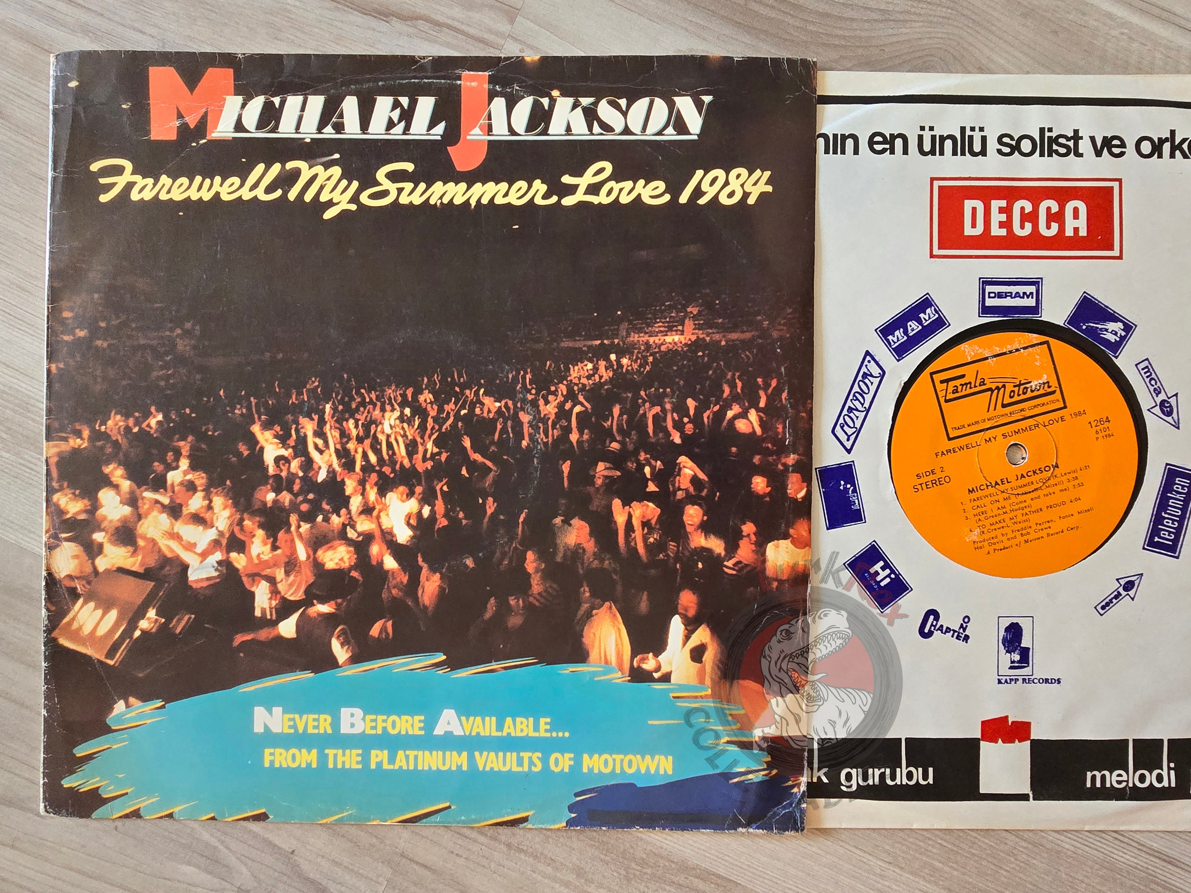 Michael Jackson – Farewell My Summer Love Turkish Pressing Vinyl Turkey Edition