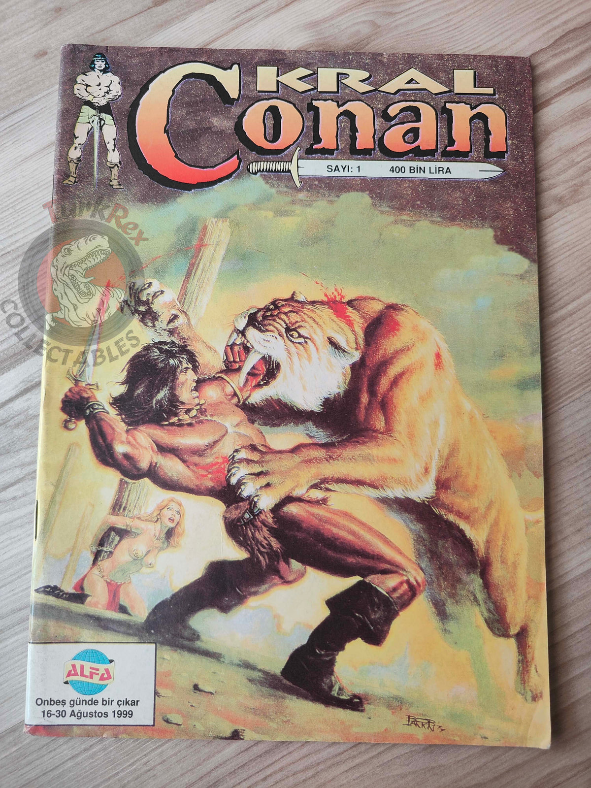 Kral Conan #1 The Savage Sword of #26 #27 Turkish Comic Turkey