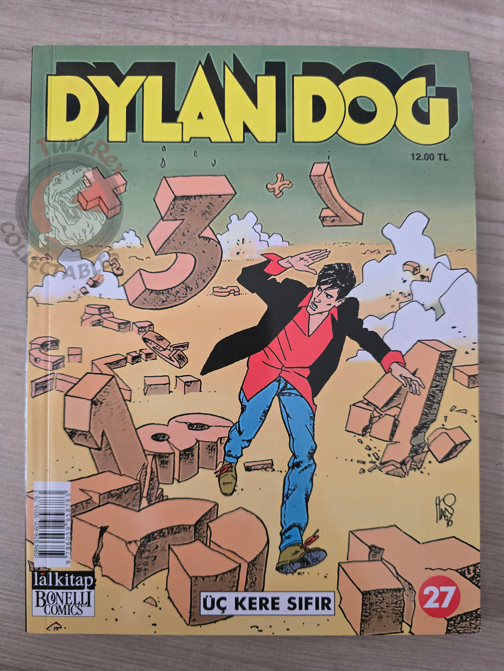 Dylan Dog #27 2017 Turkish Comic Turkey #125 Tre per zero
