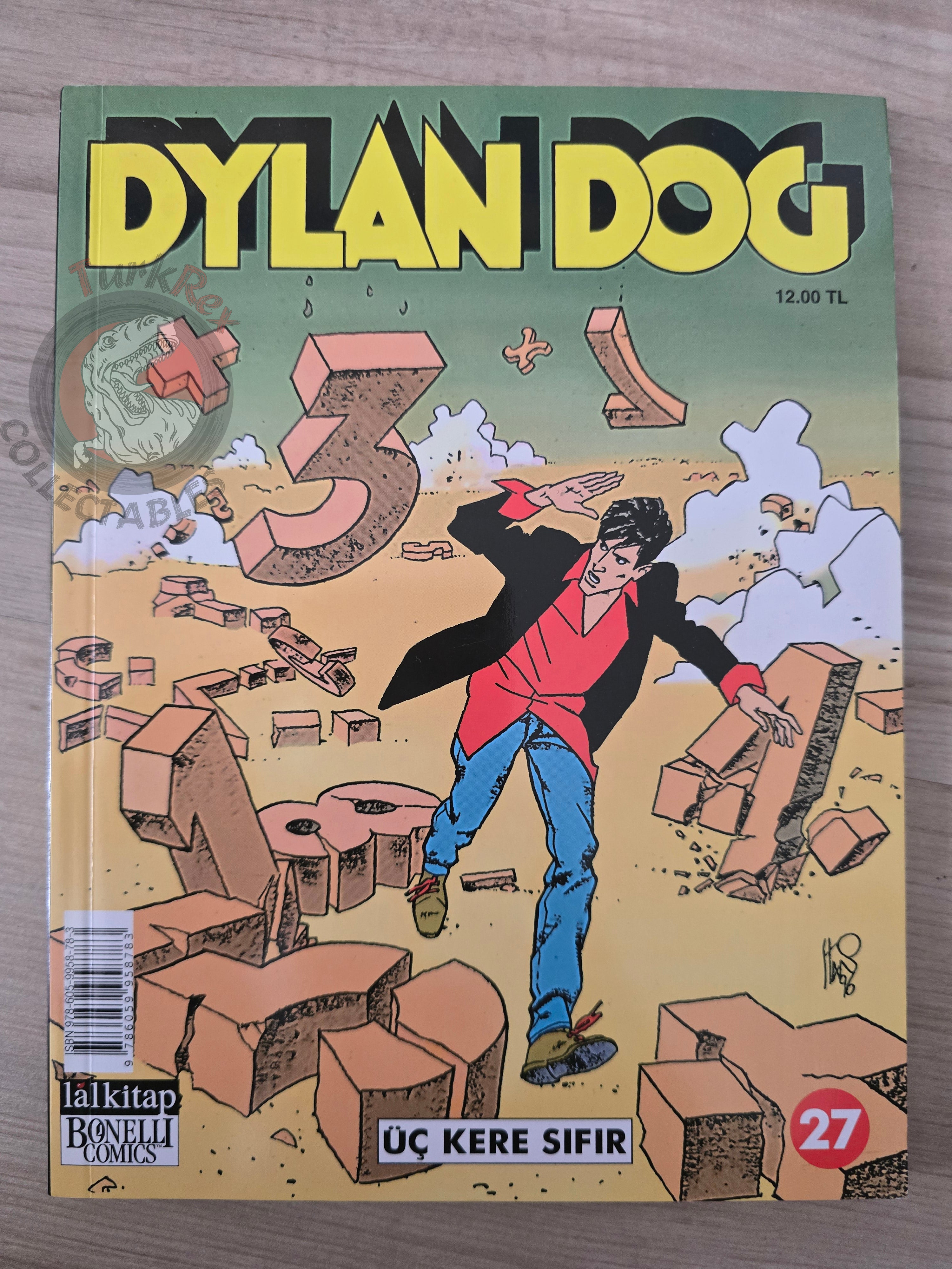 Dylan Dog #27 2017 Turkish Comic Turkey #125 Tre per zero
