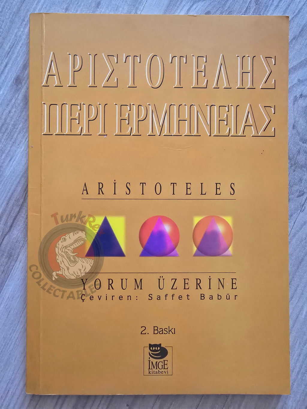 Aristotle – On Interpretation 2002 Turkish Book Turkey