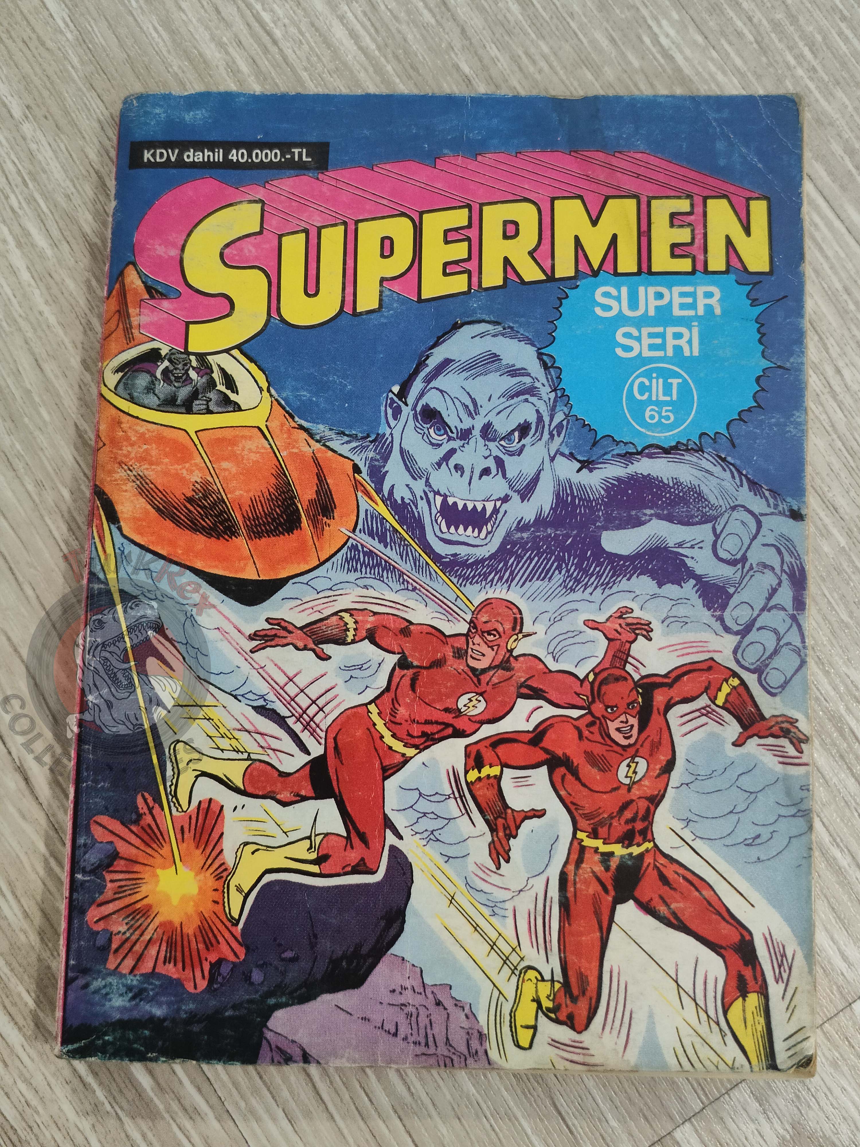 Superman Vol #65 1994 Turkish Comic Turkey Flash Krypton Chronicles Action Comics #665