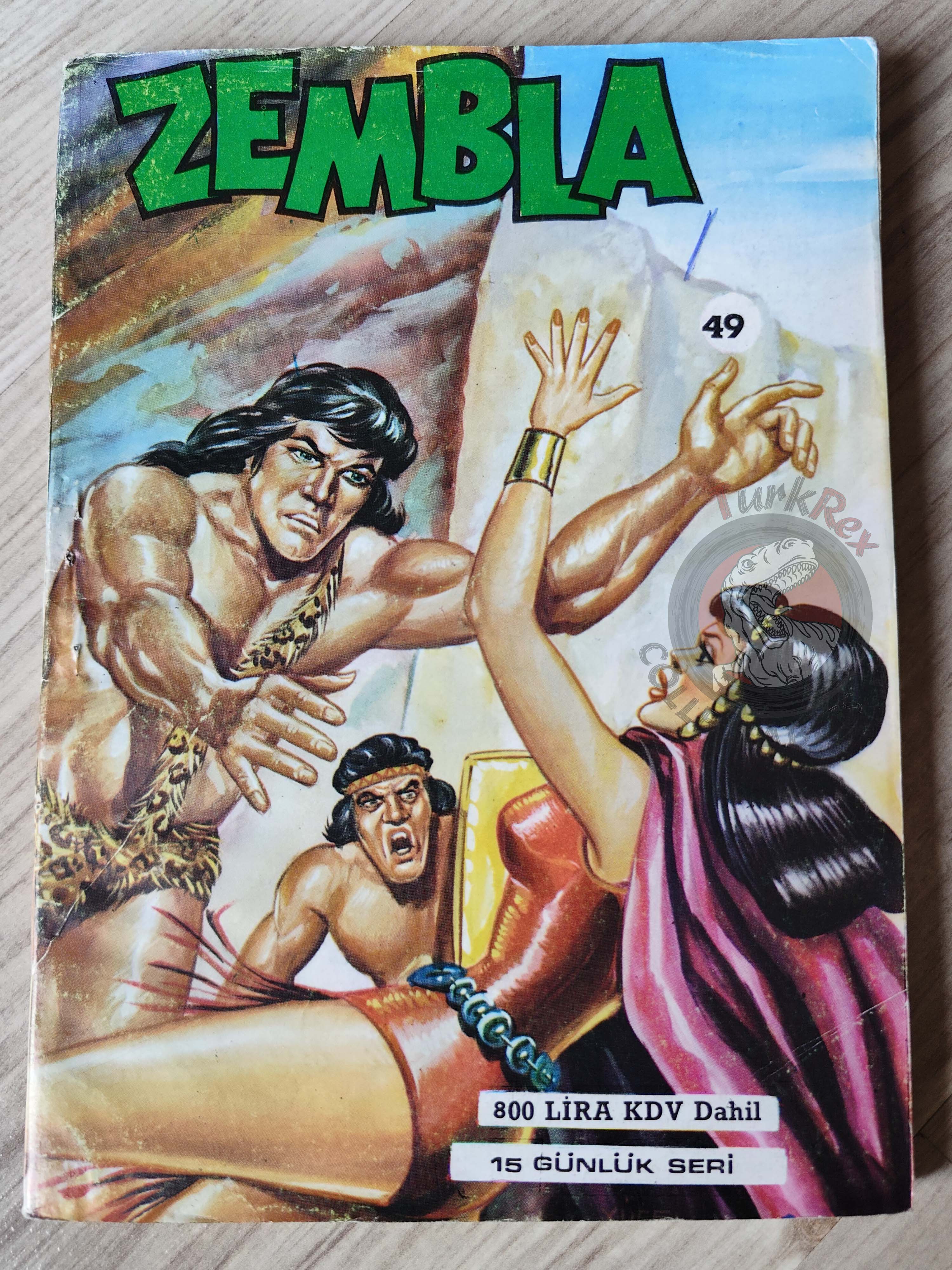Zembla #49 80s Turkish Comic Turkey Marcel Navarro Augusto Pedrazza Pampa