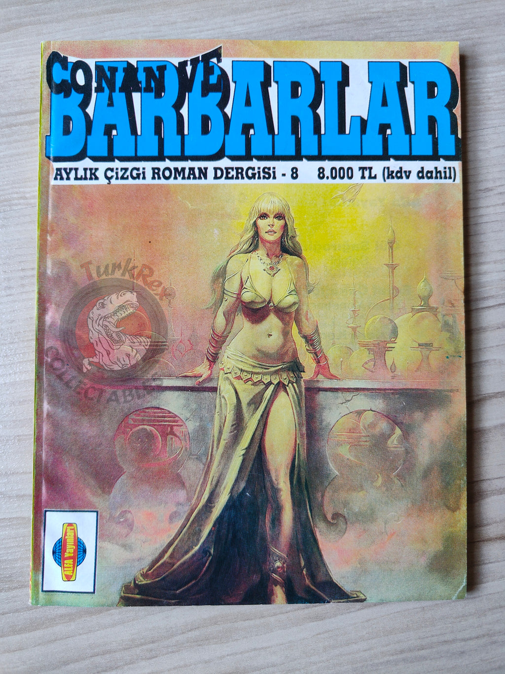 Conan ve Barbarlar #8 1994 Red Sonja Turkish Comic Turkey