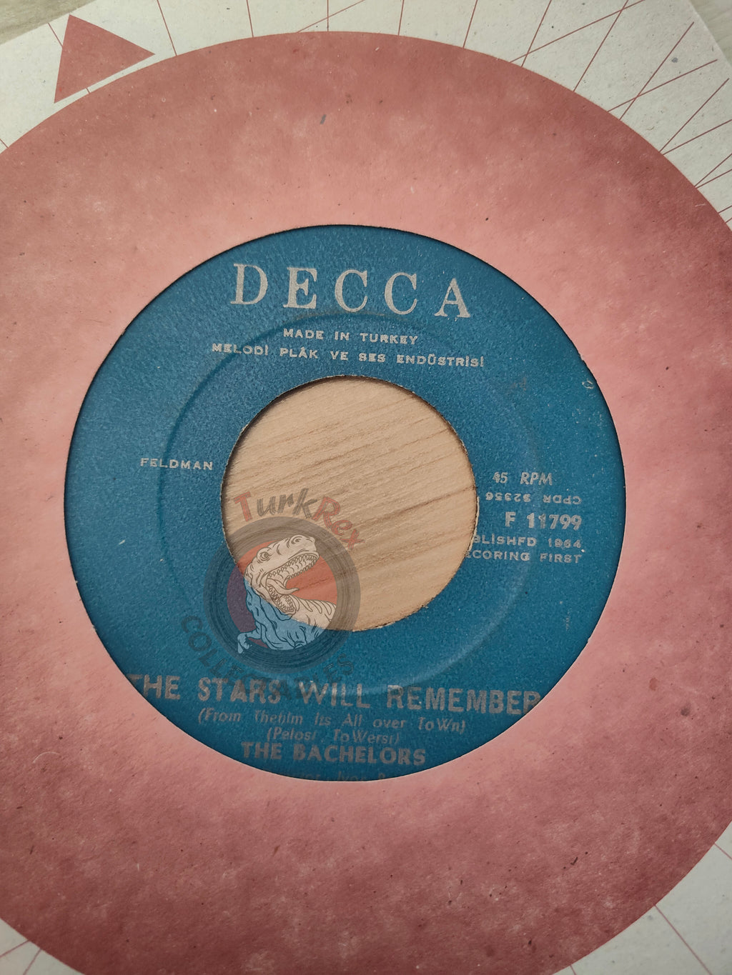 The Bachelors – Diane 7" Turkish Pressing Vinyl Turkey Edition