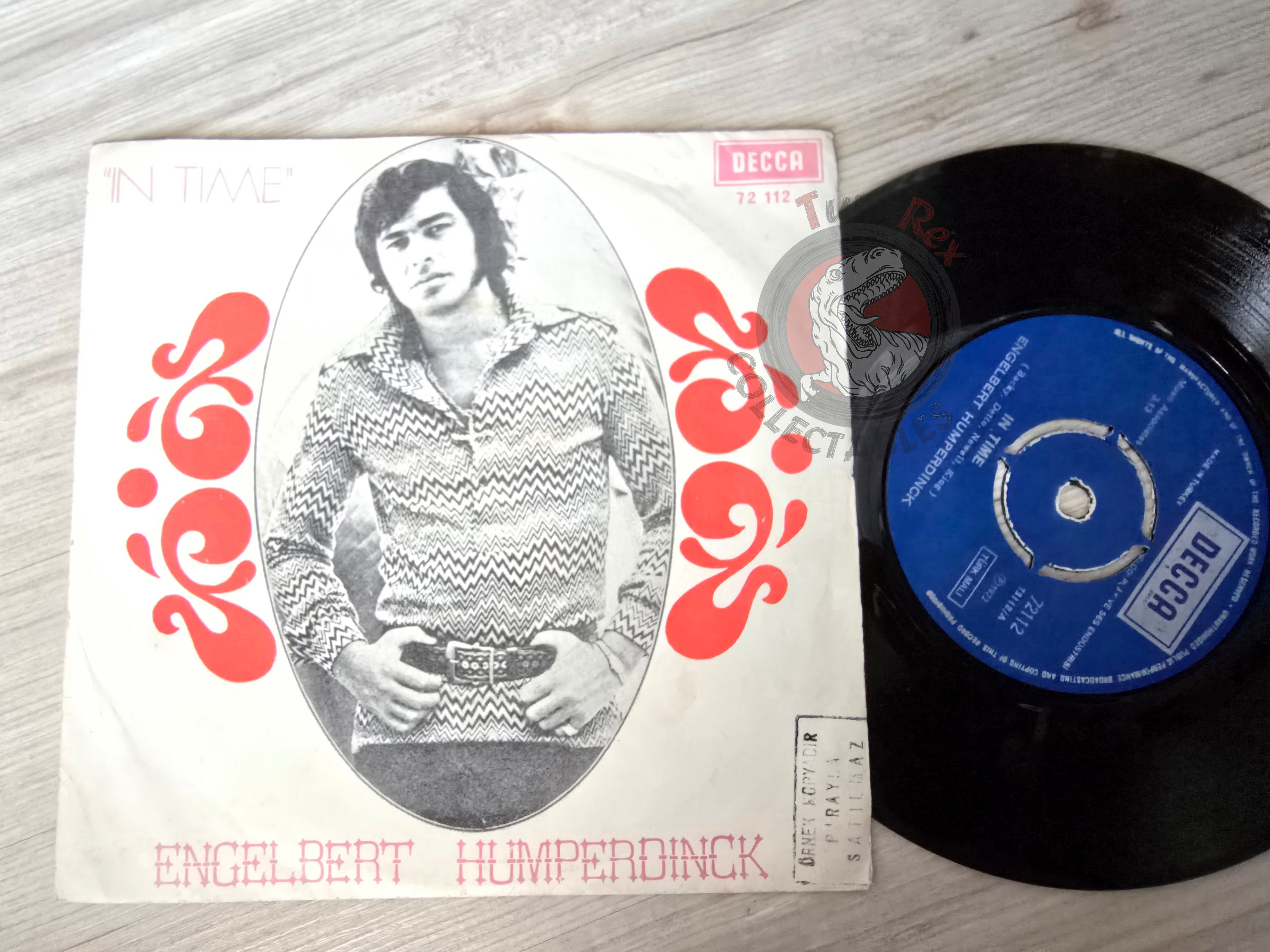Engelbert Humperdinck – In Time / How Does It Feel 7" Turkish Pressing Vinyl Turkey Edition Promo