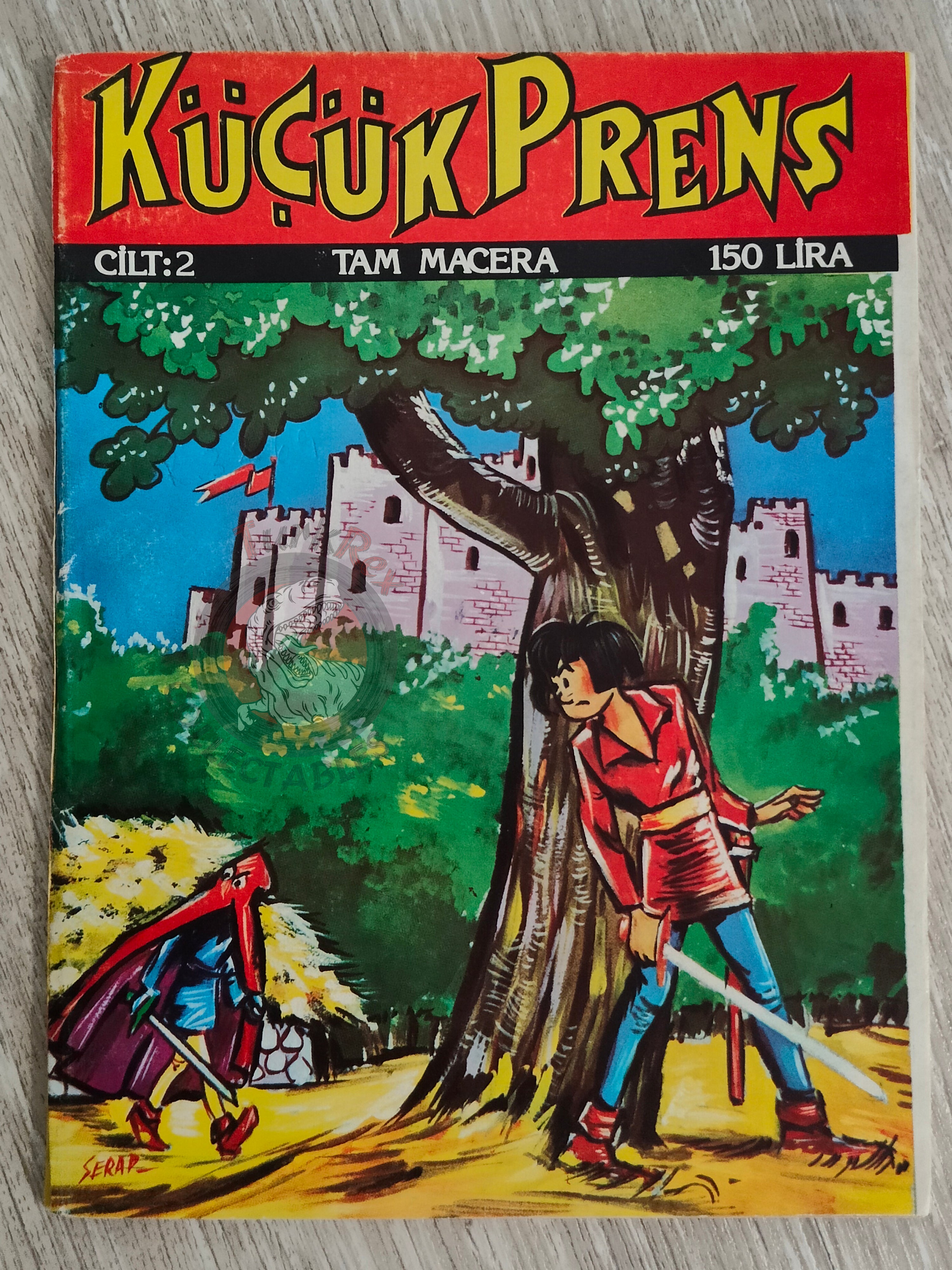 Johan et Pirlouit #2 1984 Turkish Comic Turkey Le Maître de Roucybeuf #2