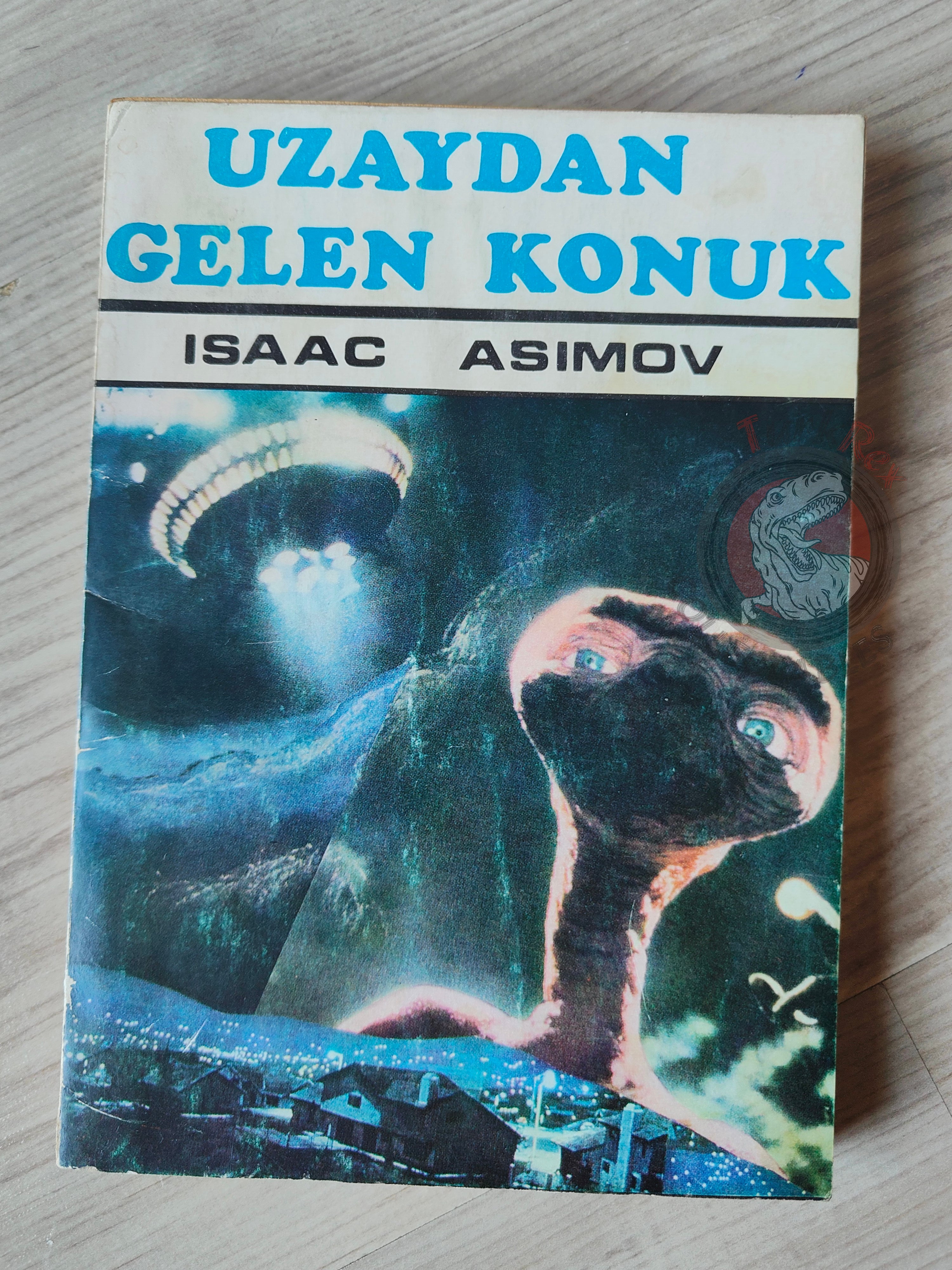 Isaac Asimov - Space Stories 1983 Turkish Book Turkey E.T. Steven Spielberg Cover