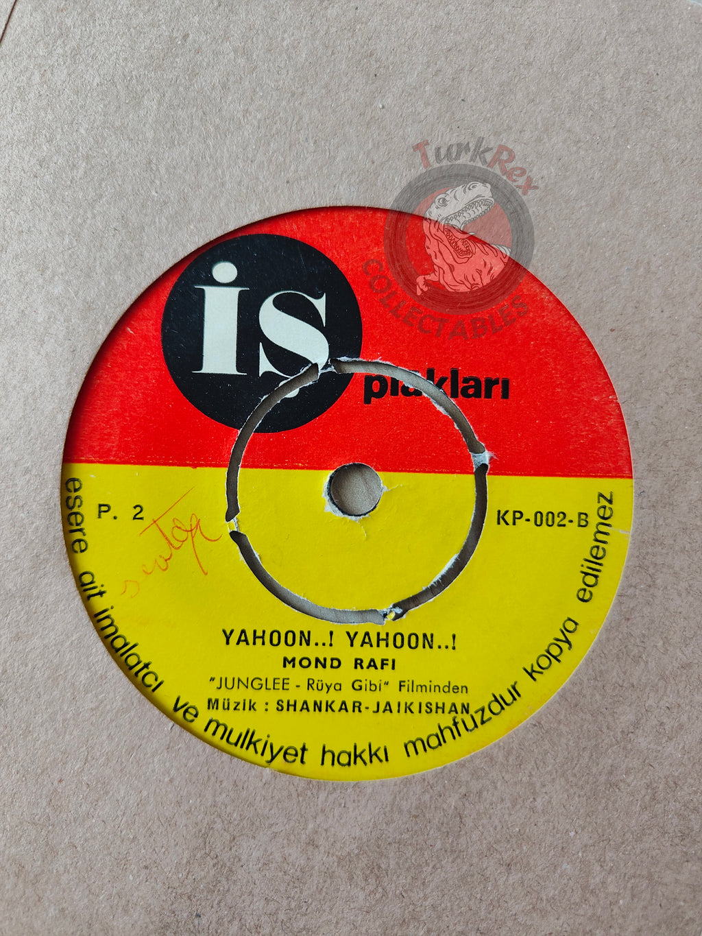 Mohammed Rafi & Lata Mangeshkar – Yahoon Yahoon 7" Turkish Pressing Vinyl Turkey Edition