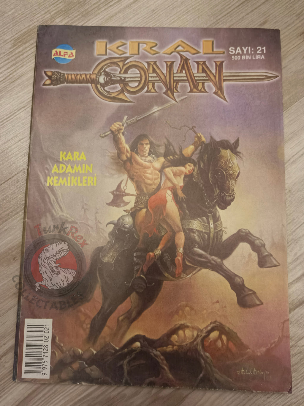 Kral Conan #21 King Conan #9 #10 Turkish Comic Turkey Ken Kelly