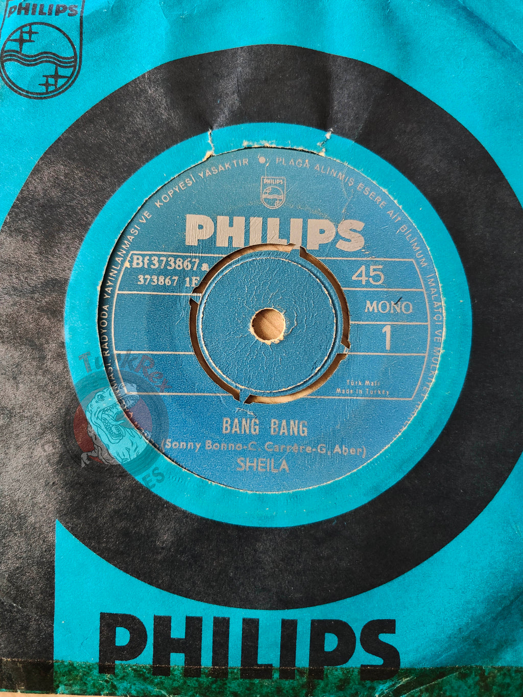 Sheila – Bang Bang / Le Pipeau 7" Turkish Pressing Vinyl Turkey Edition