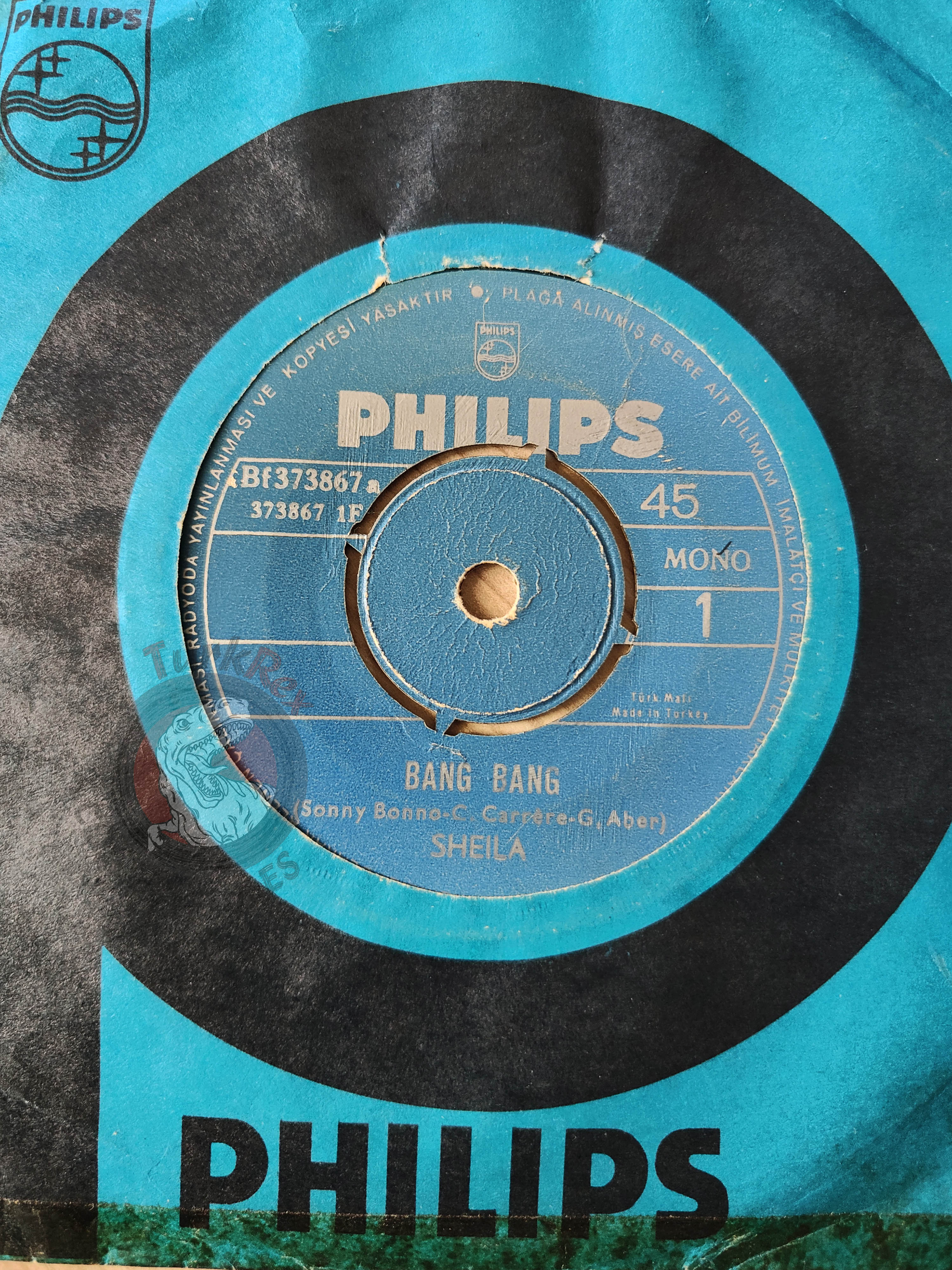 Sheila – Bang Bang / Le Pipeau 7" Turkish Pressing Vinyl Turkey Edition