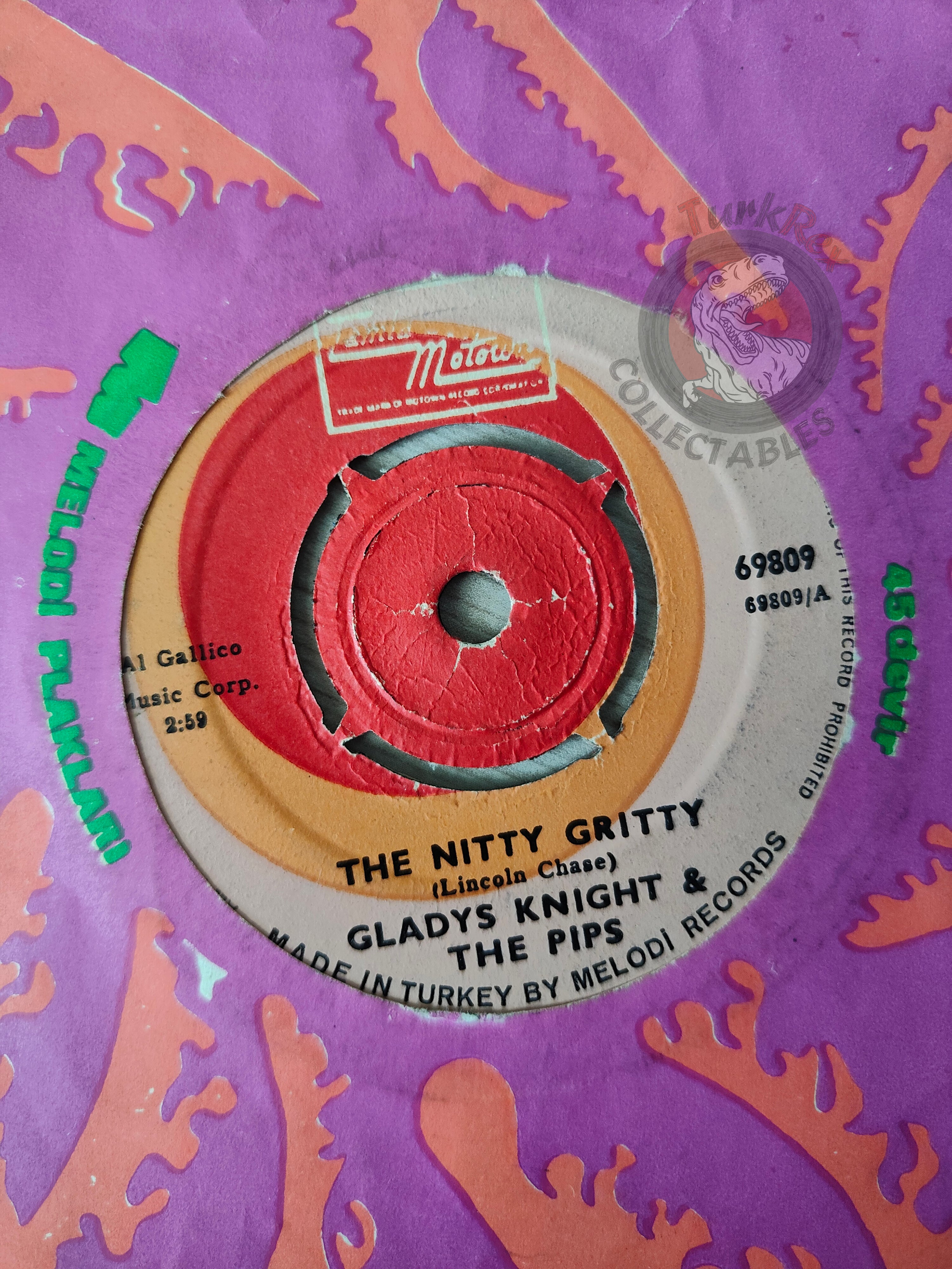 Gladys Knight & The Pips – The Nitty Gritty 7" Turkish Pressing Vinyl Turkey Edition