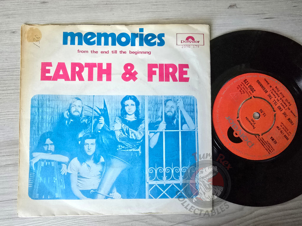 Earth & Fire – Memories 7" Turkish Pressing Vinyl Turkey Edition 4