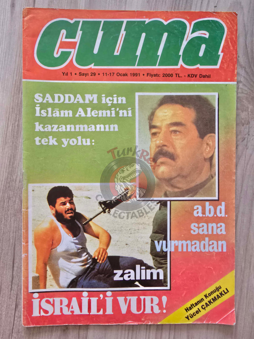 Cuma 1991 Saddam Hussein Gulf War Turkish Magazine Turkey Middle East Israel Palestine