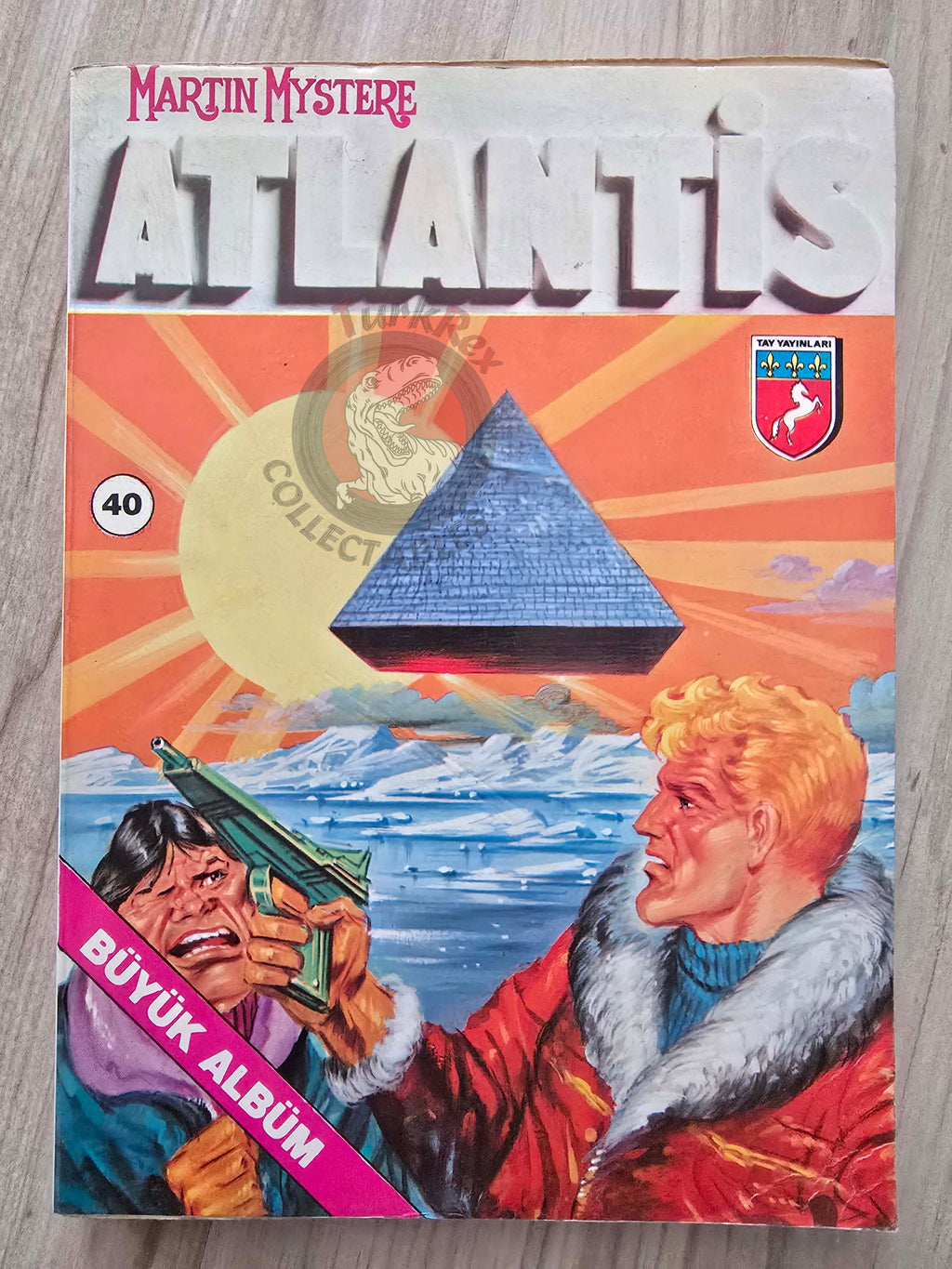 Martin Mystère #40 La Piramide Nera 80s Turkish Comic Turkey #96 #99