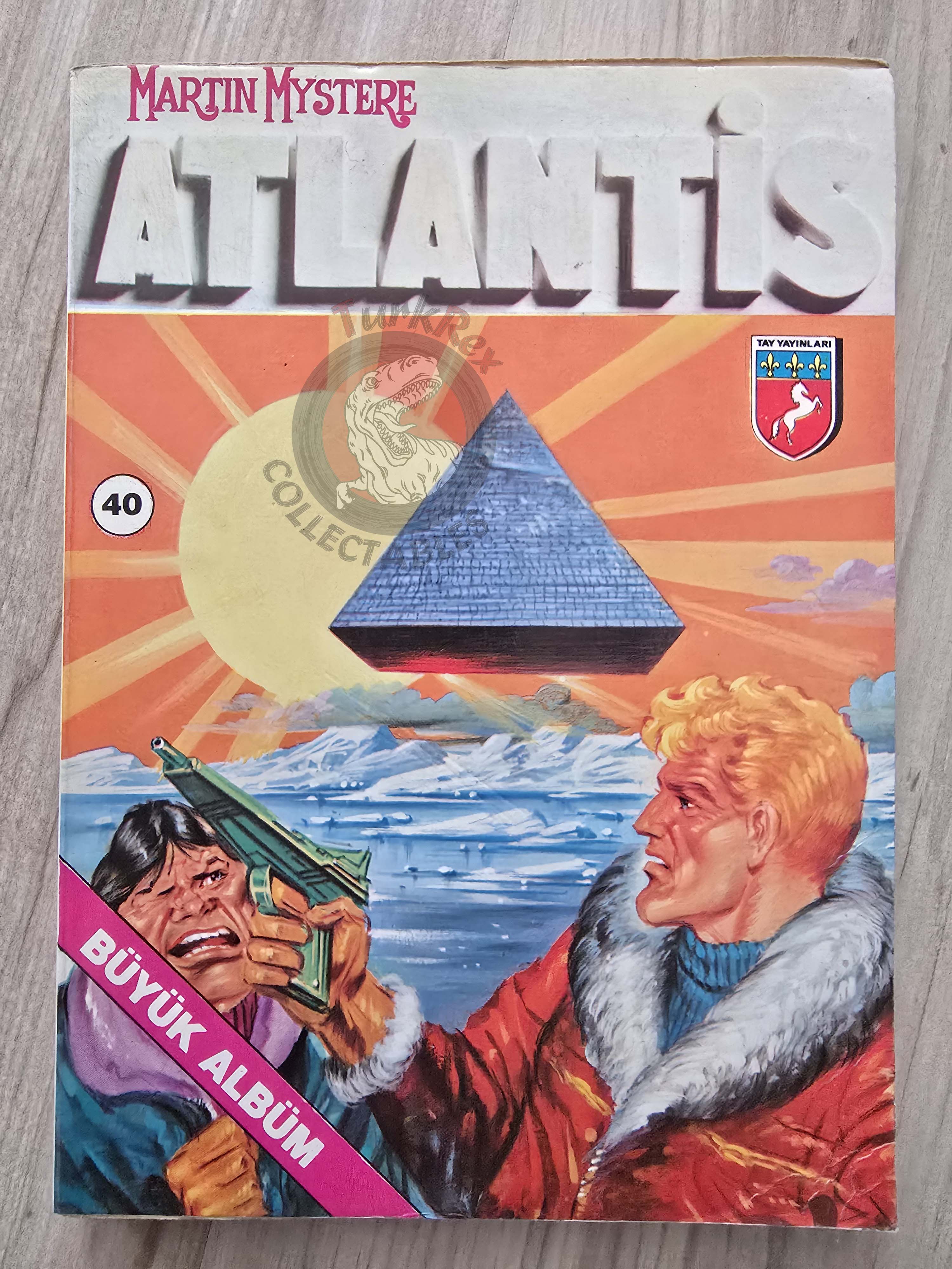 Martin Mystère #40 La Piramide Nera 80s Turkish Comic Turkey #96 #99