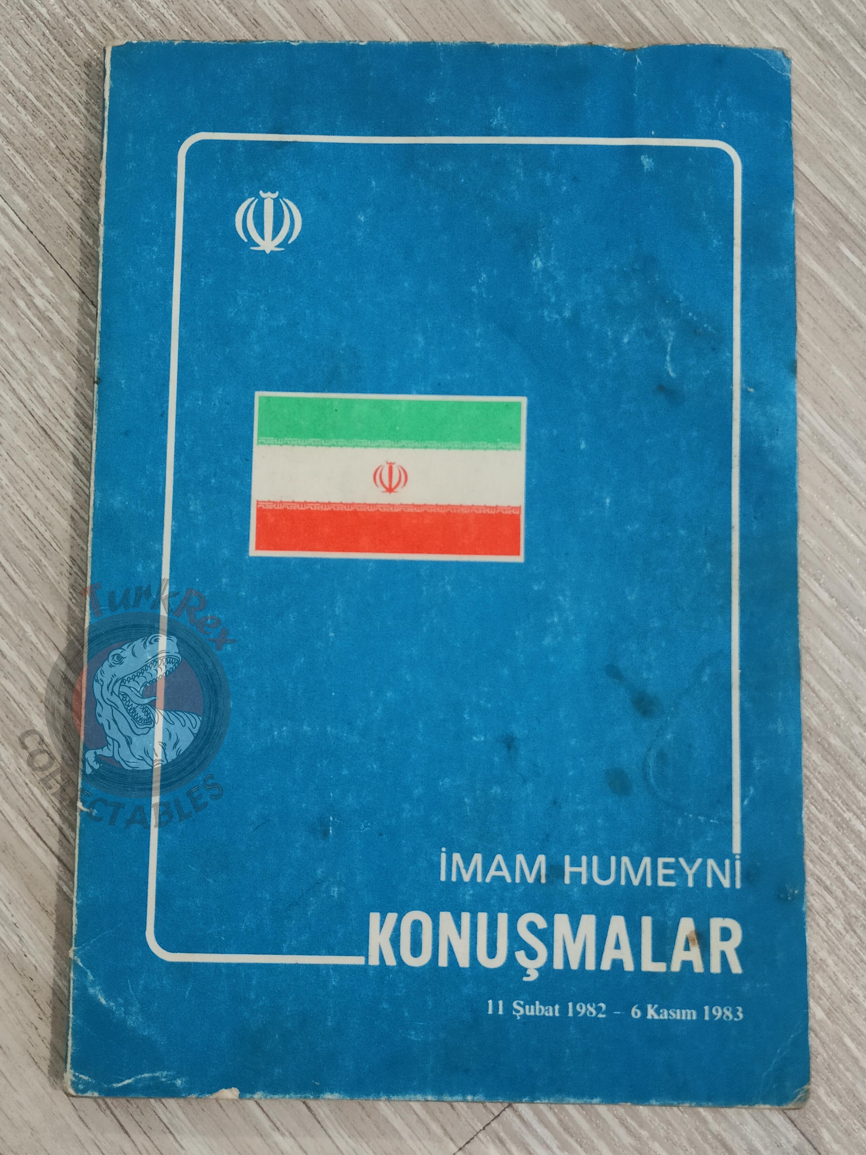 Ruhollah Khomeini Speeches 1982-1983 Propaganda Iran Turkish Book 1984 Middle East Persia